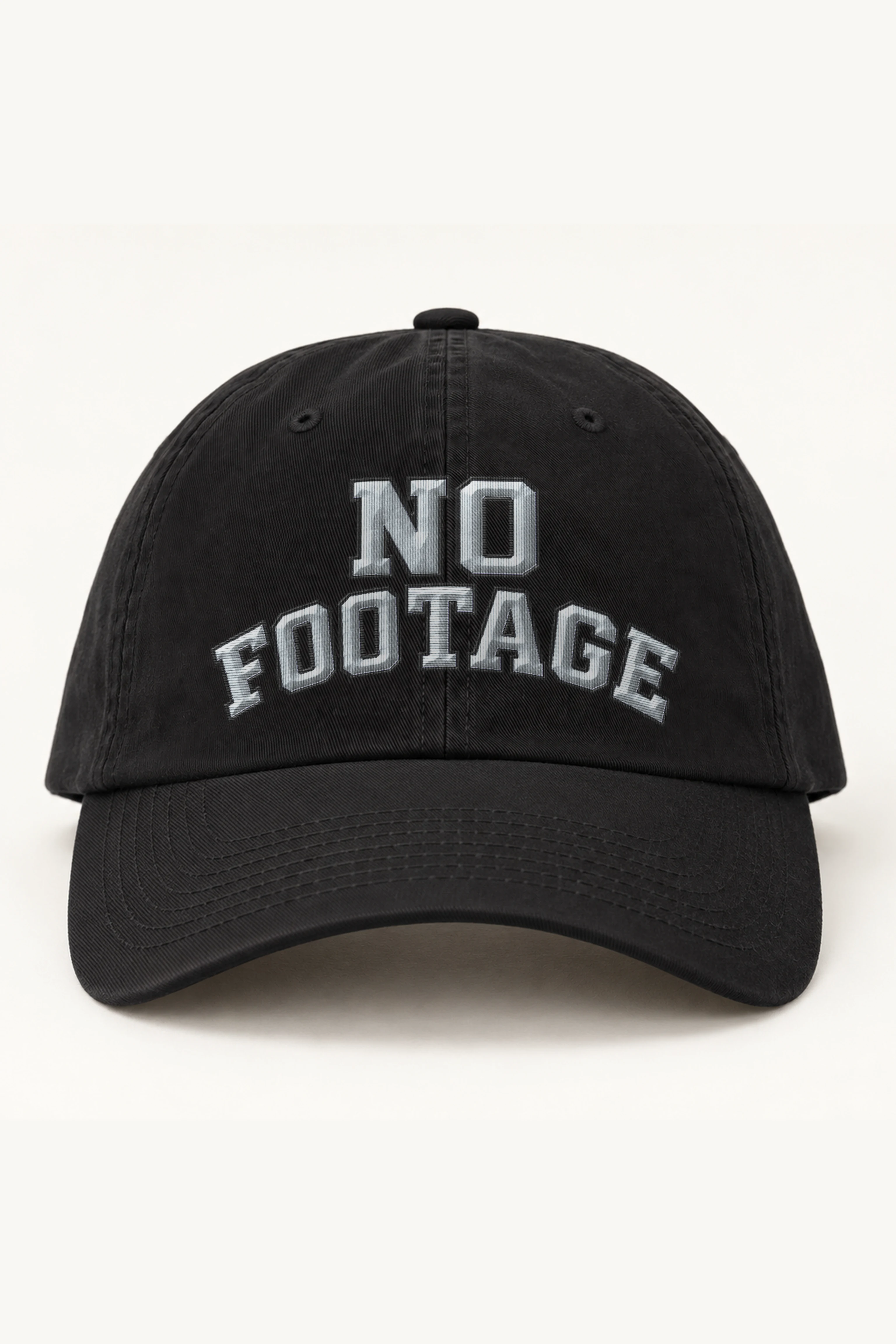 "No Footage" Classic Dad Hat · Embroidered