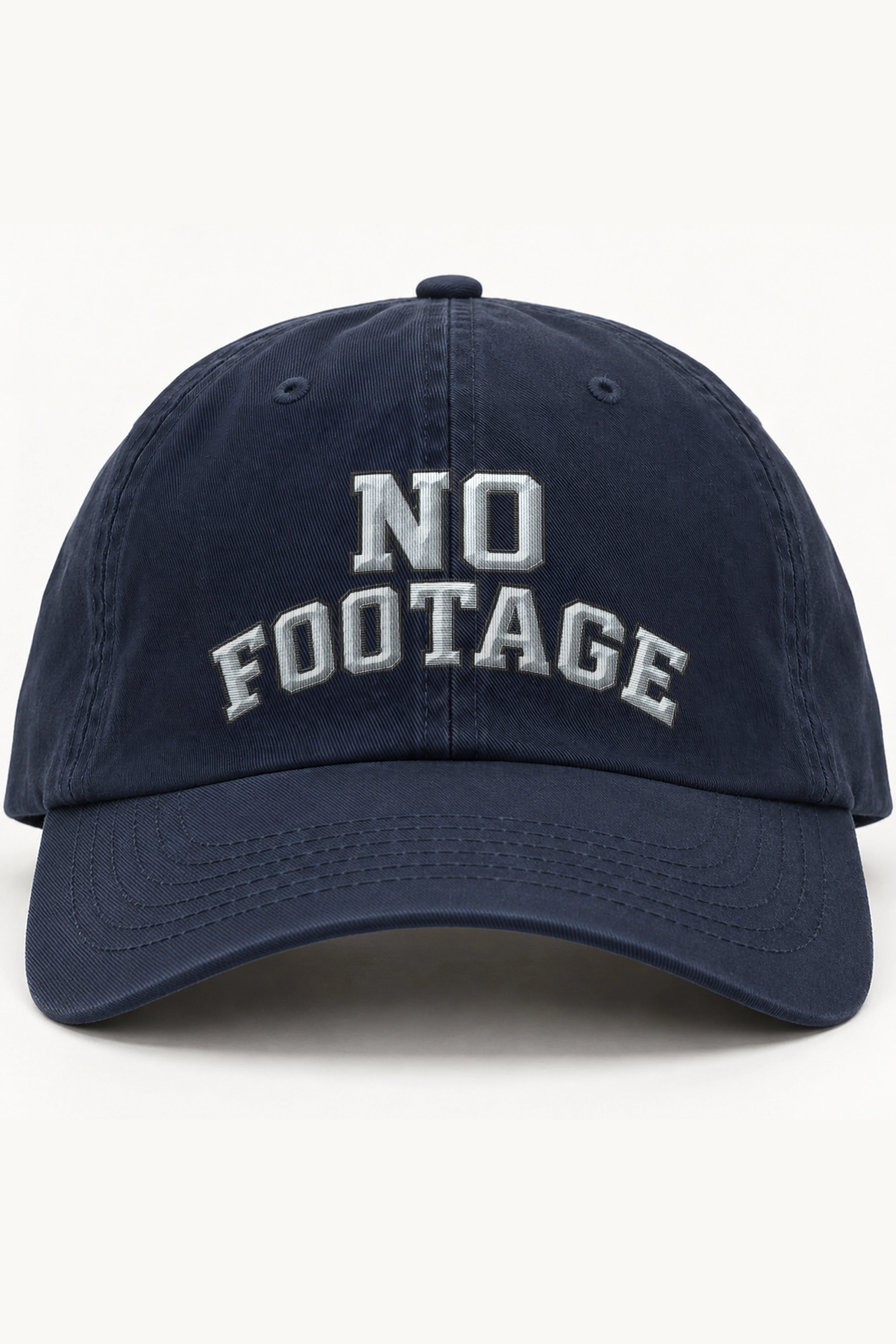 "No Footage" Classic Dad Hat · Embroidered