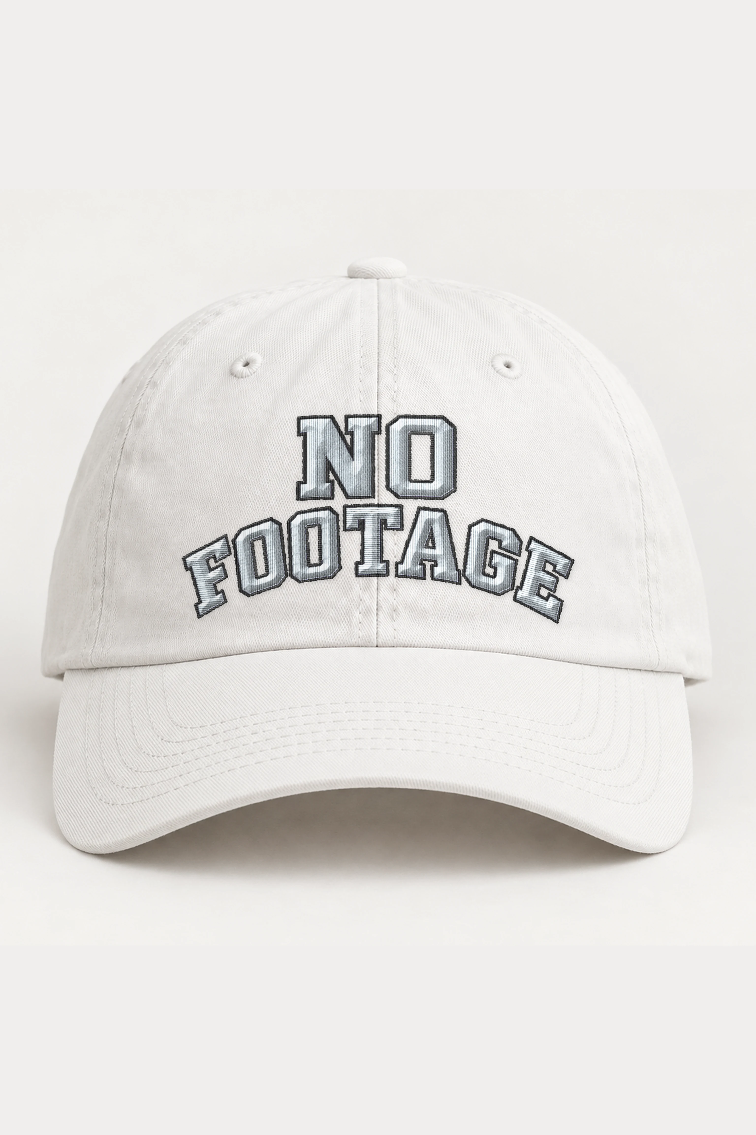 "No Footage" Classic Dad Hat · Embroidered