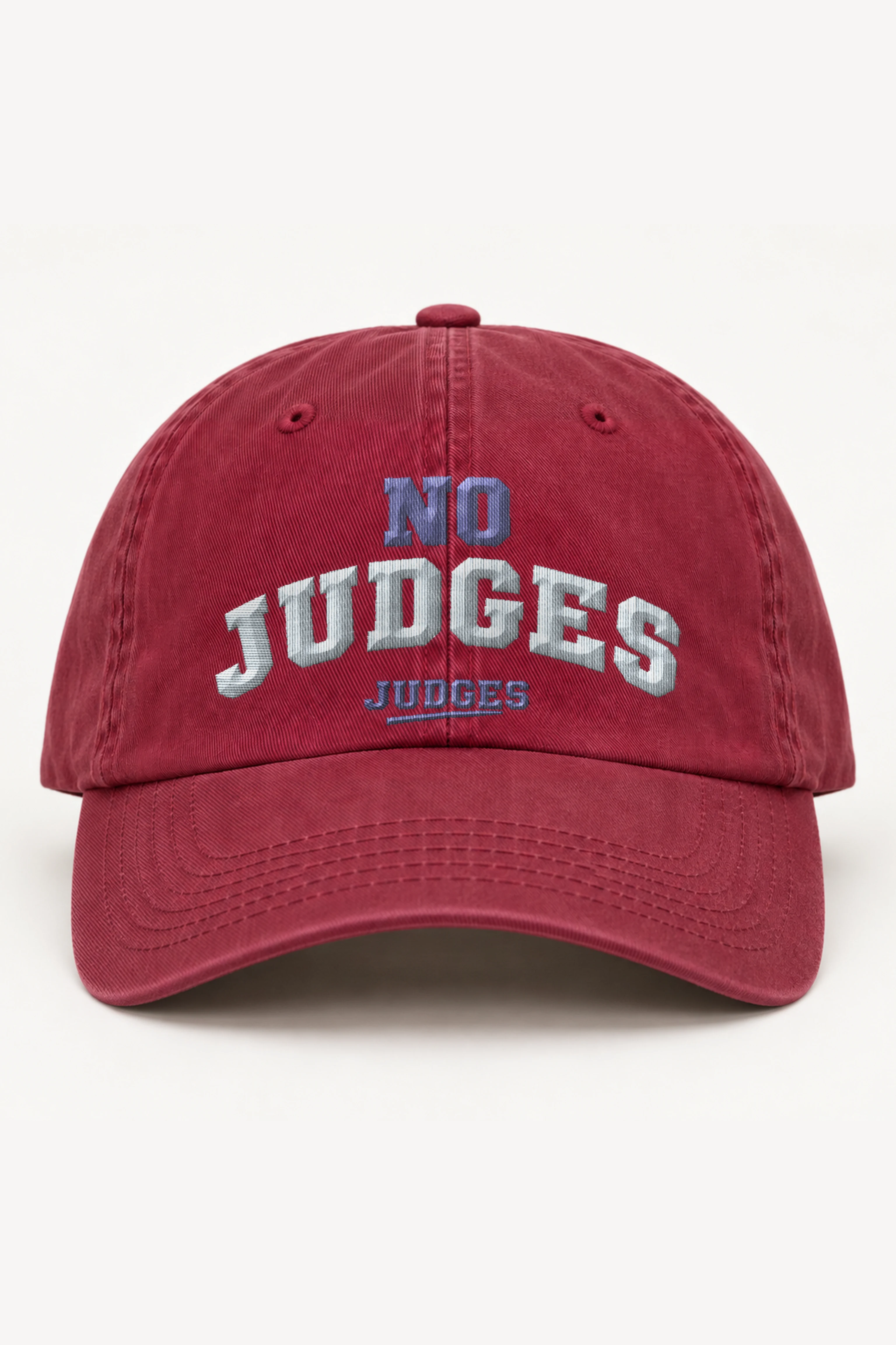 "No Judges Judges" Classic Dad Hat · Embroidered