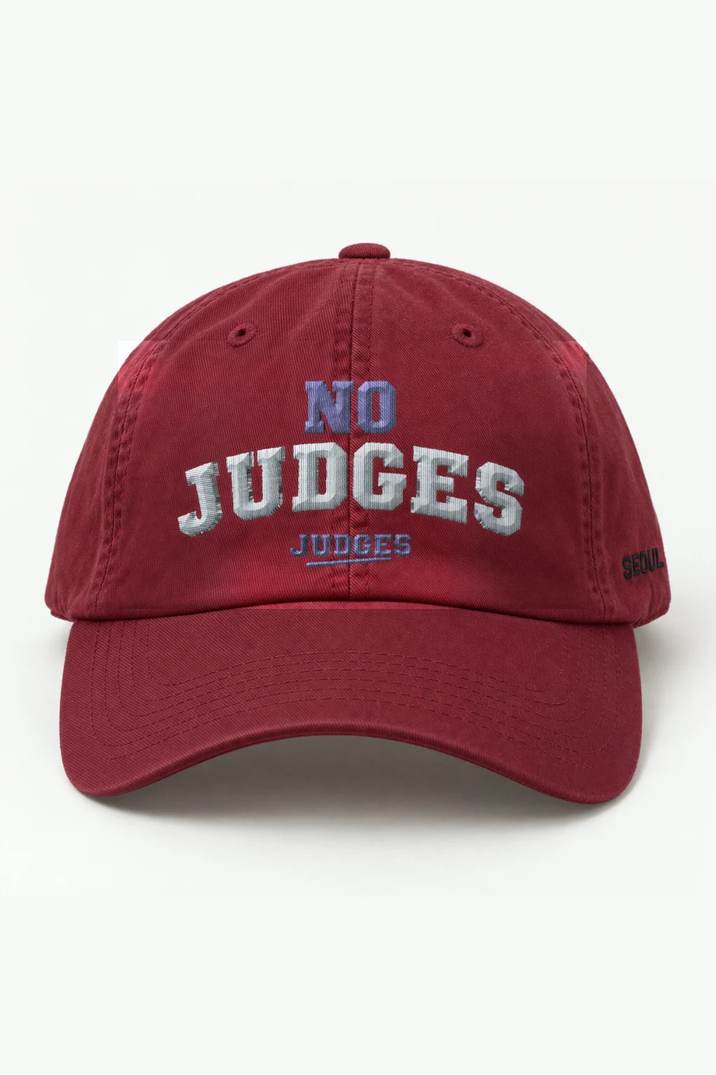 "No Judges Judges" Classic Dad Hat · Embroidered