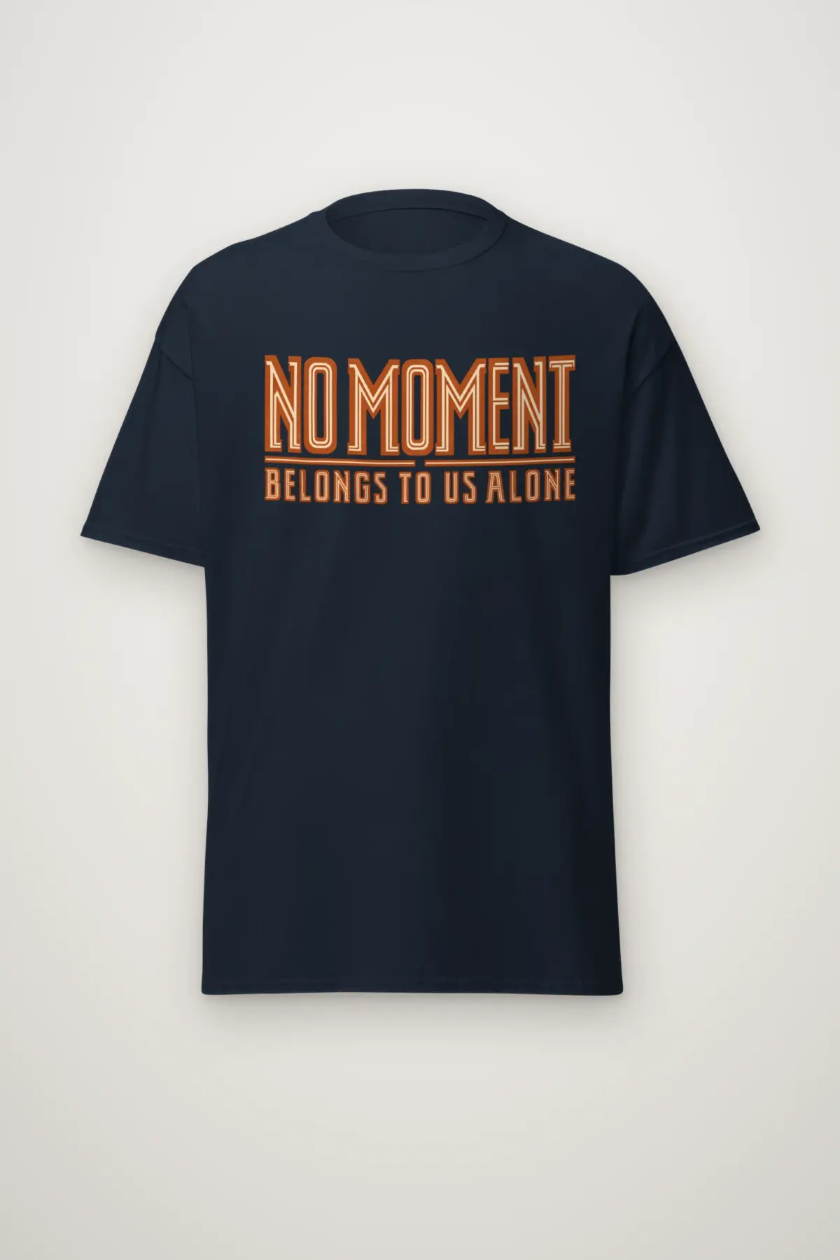 "No Moment Belongs to Us Alone" Heavyweight Unisex Crewneck T-shirt