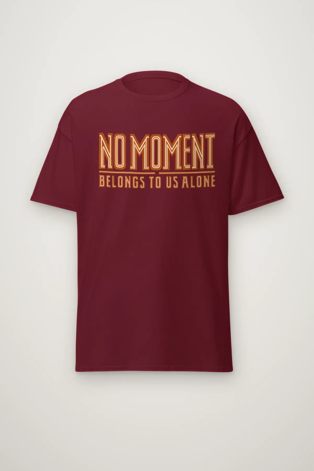 "No Moment Belongs to Us Alone" Heavyweight Unisex Crewneck T-shirt