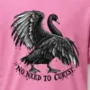 "No Need to Curtsy" Heavyweight Unisex Crewneck T-shirt