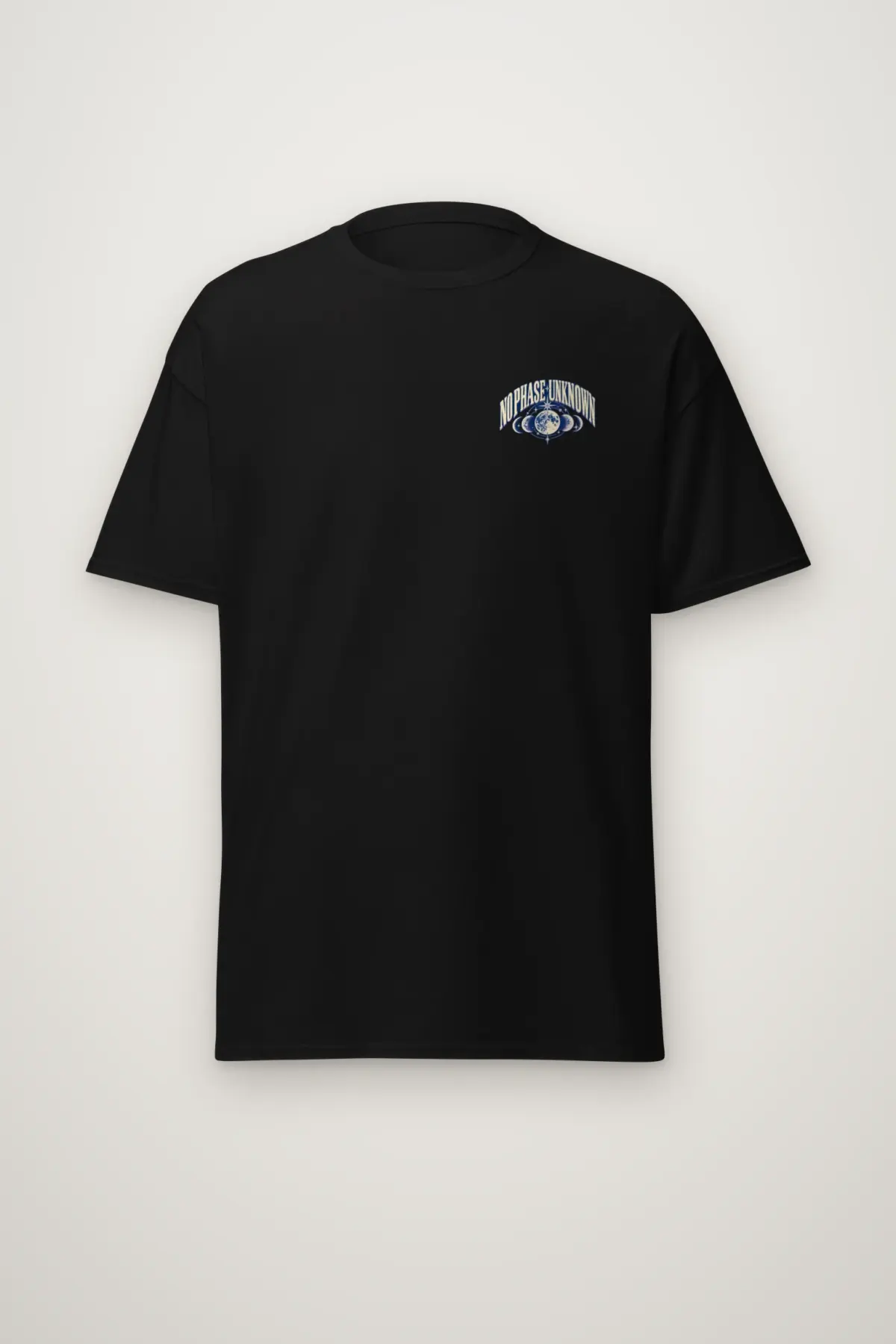 "NO PHASE UNKNOWN" Heavyweight Unisex Crewneck T-shirt