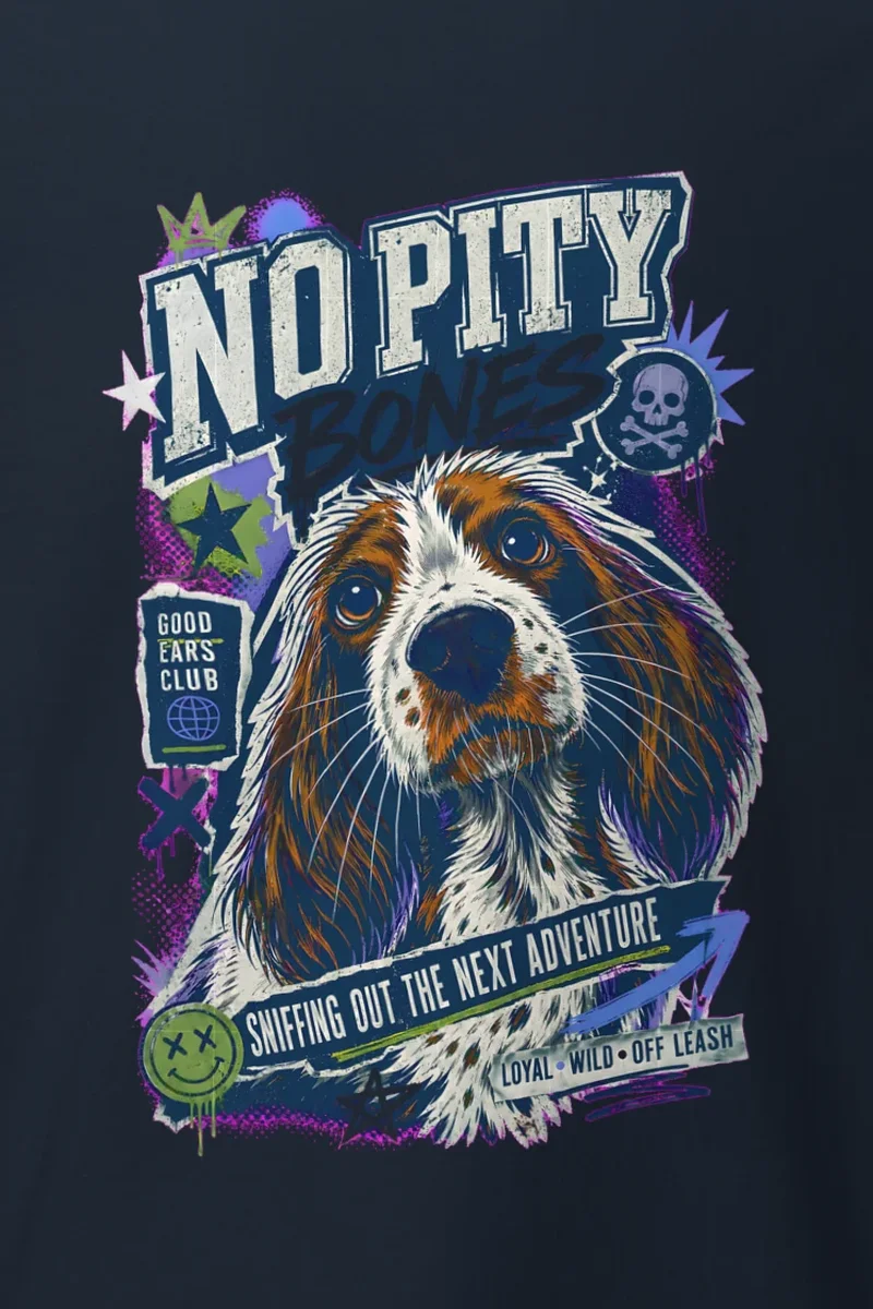 "No pity bones" Heavyweight Unisex Crewneck T-shirt