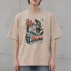 "No Replies Until Landing" Men's Oversized Heavyweight Crewneck T-Shirt