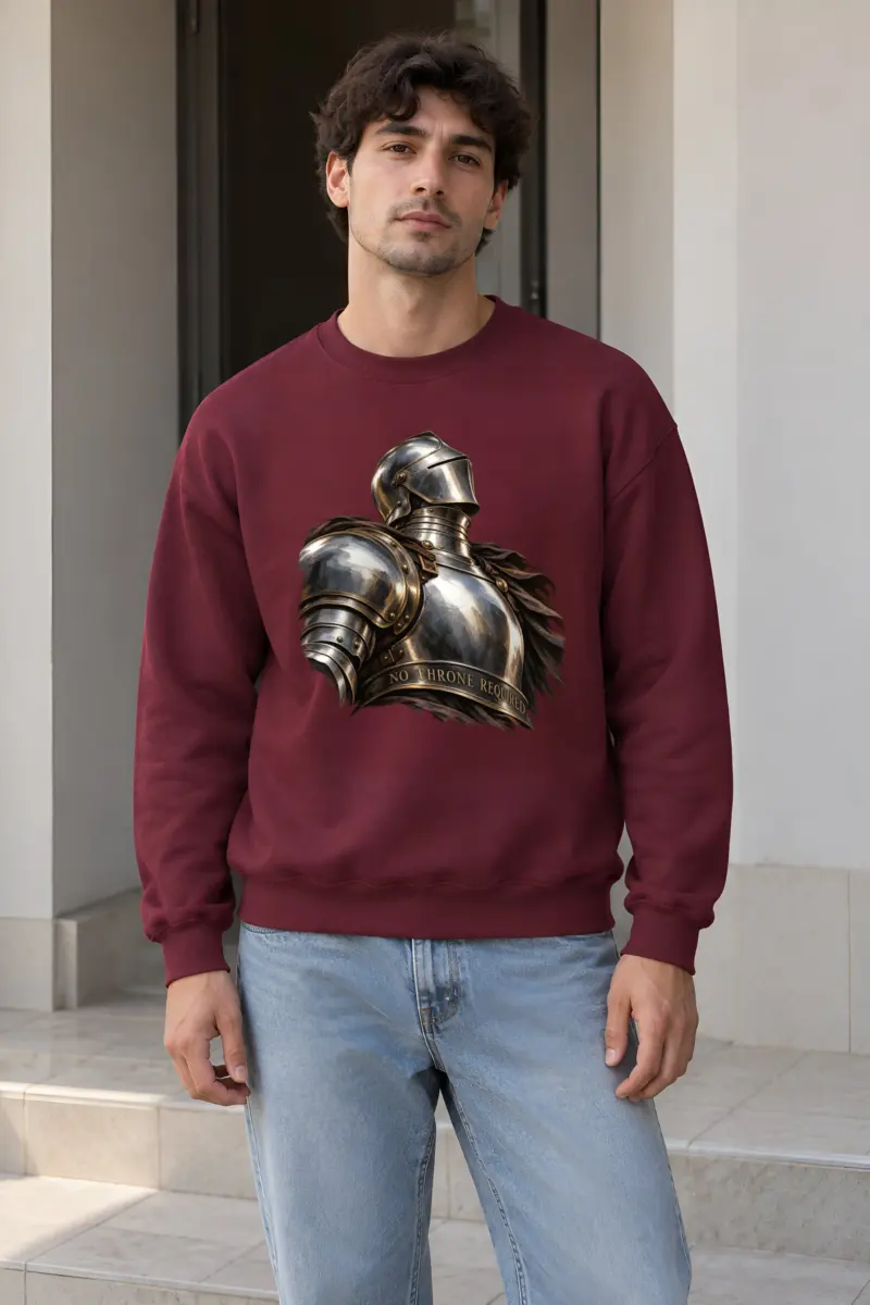 "No Throne Required" Heavy Blend Unisex Crewneck Sweatshirt
