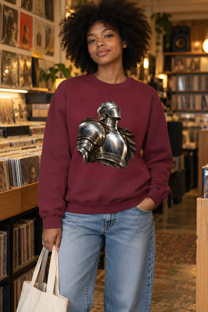 "No Throne Required" Heavy Blend Unisex Crewneck Sweatshirt