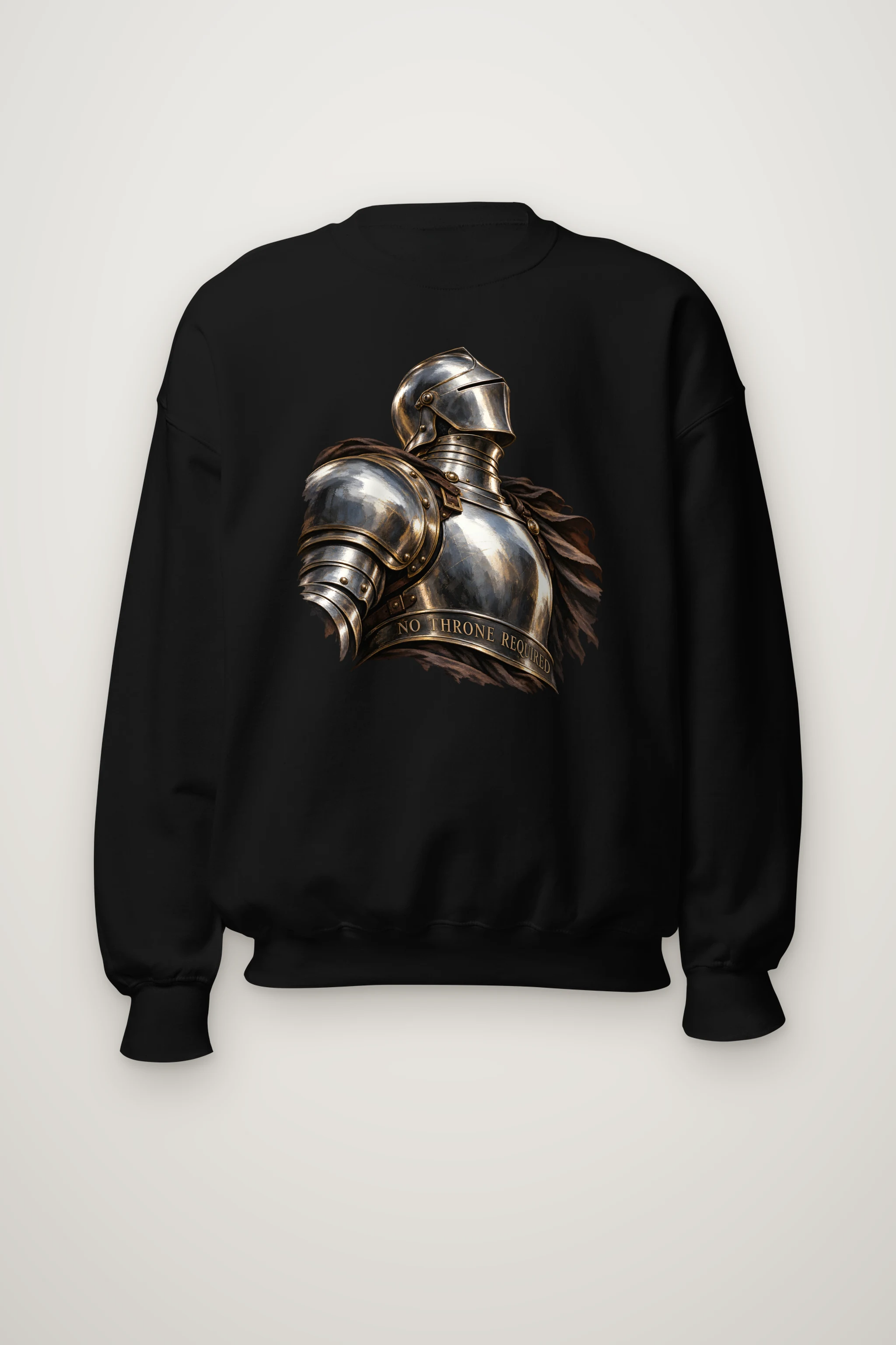 "No Throne Required" Heavy Blend Unisex Crewneck Sweatshirt
