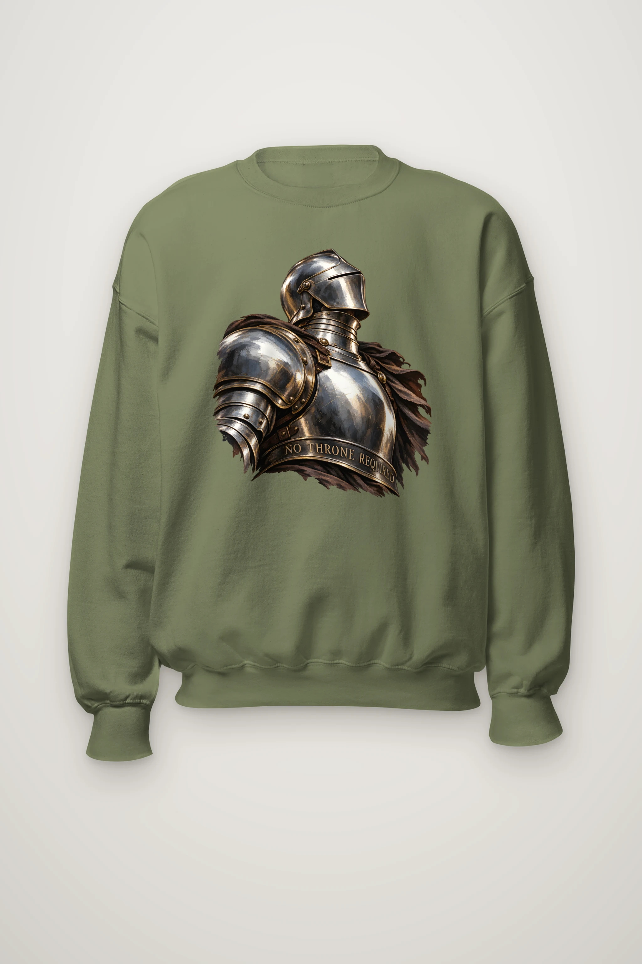 "No Throne Required" Heavy Blend Unisex Crewneck Sweatshirt