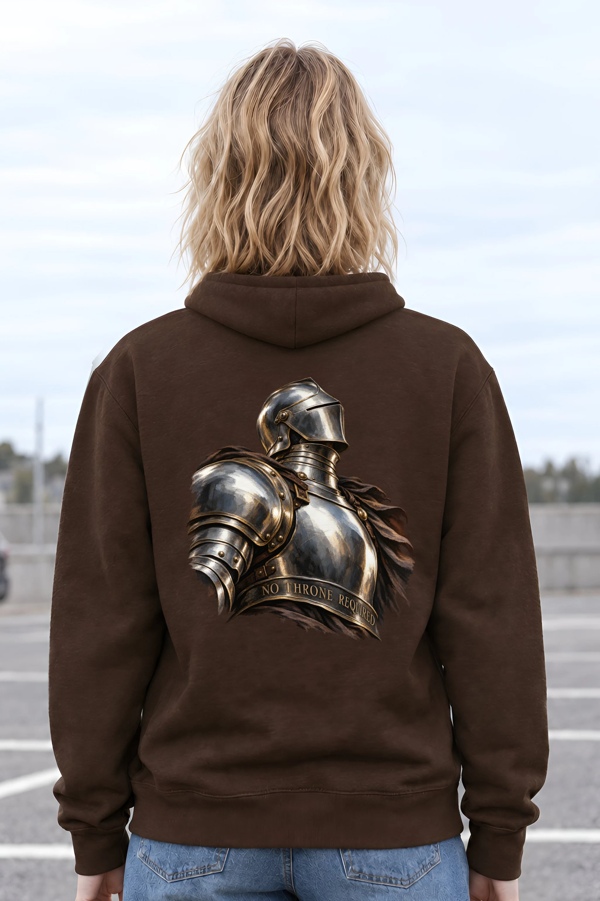 "No Throne Required" Heavy Blend Unisex Pullover Hoodie