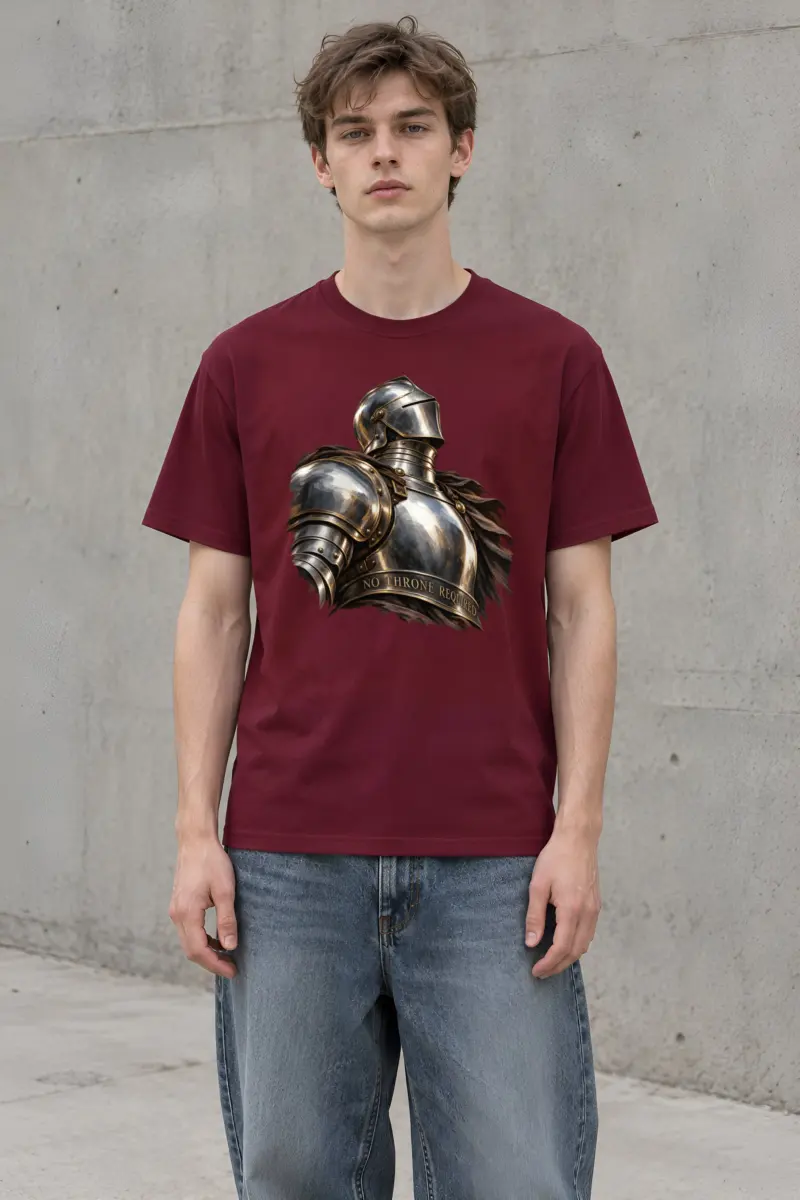 “No Throne Required” Heavyweight Unisex Crewneck T-shirt