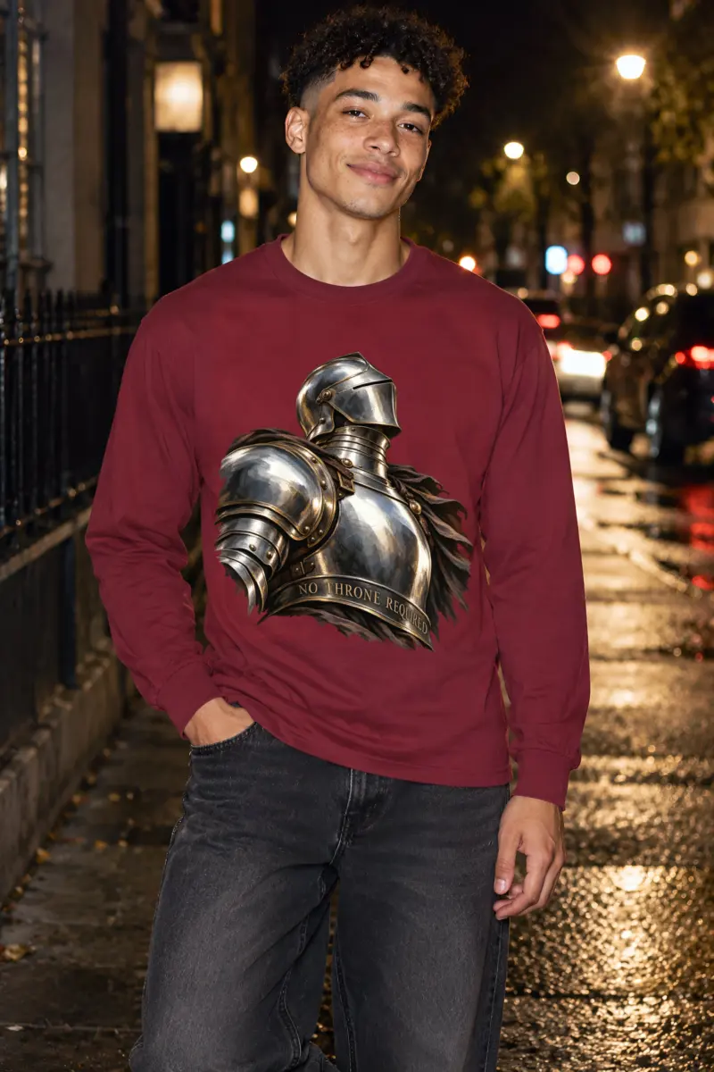 "No Throne Required" Unisex Longsleeve T-shirt