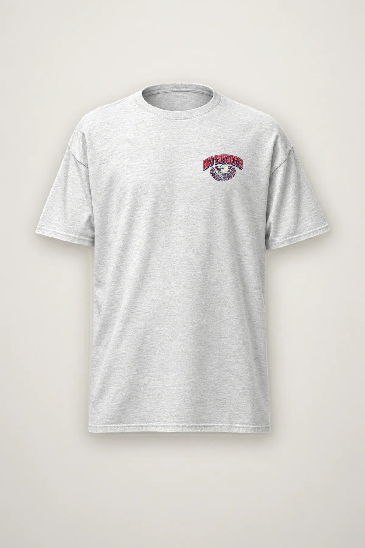 "No Tryouts Grace" Heavyweight Unisex Crewneck T-shirt