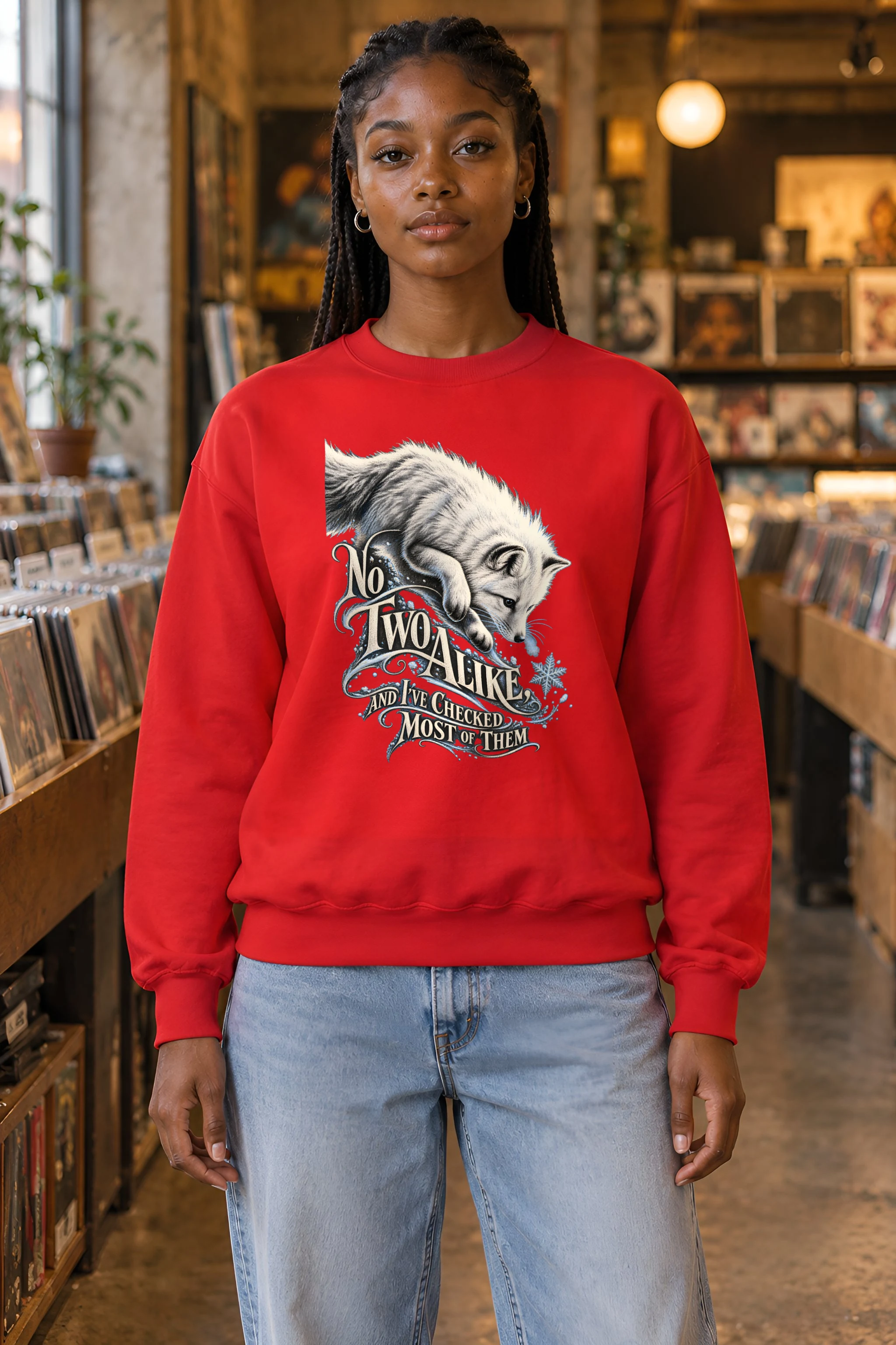 "No Two Alike" 1 Crewneck Sweatshirt