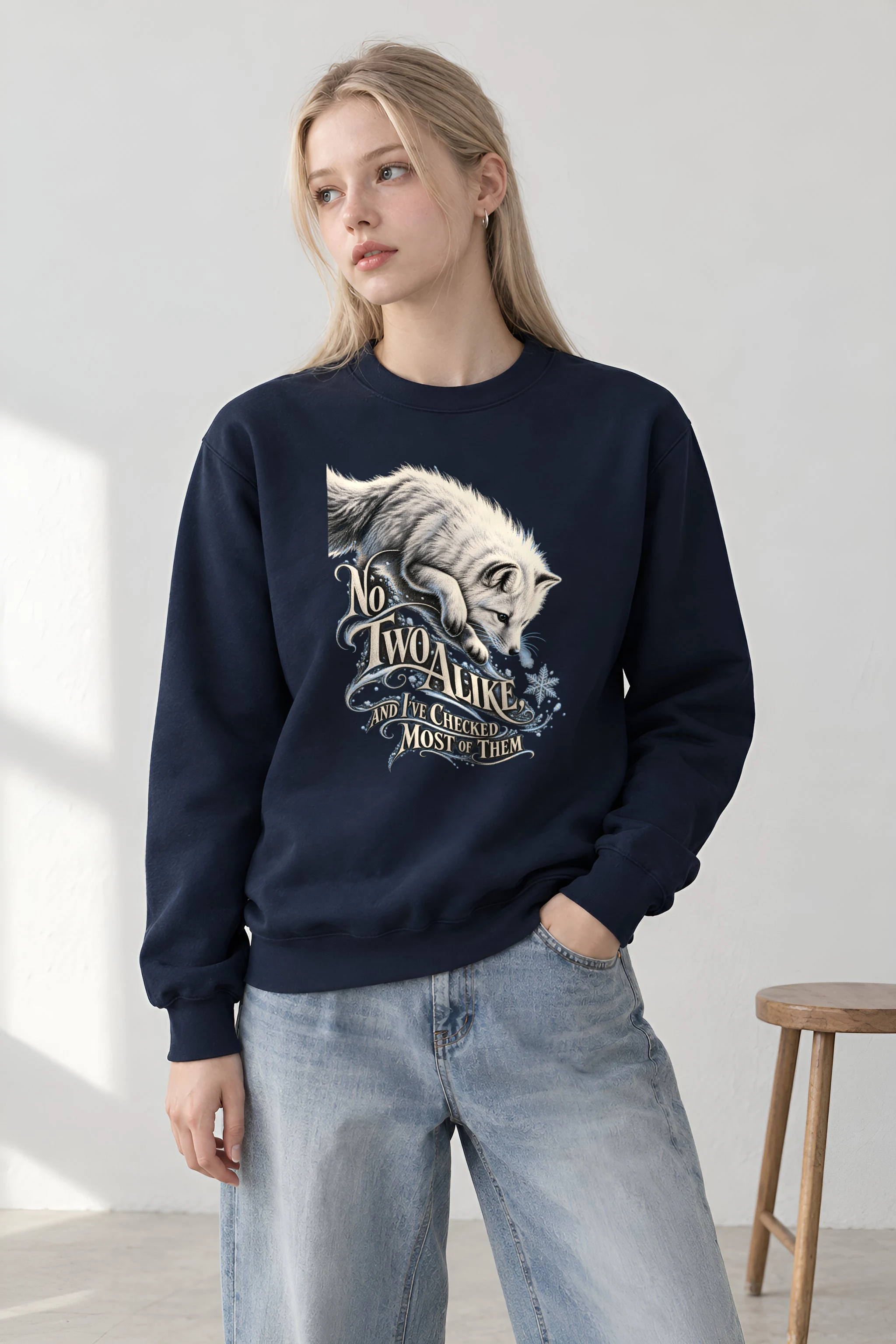 "No Two Alike" 1 Crewneck Sweatshirt