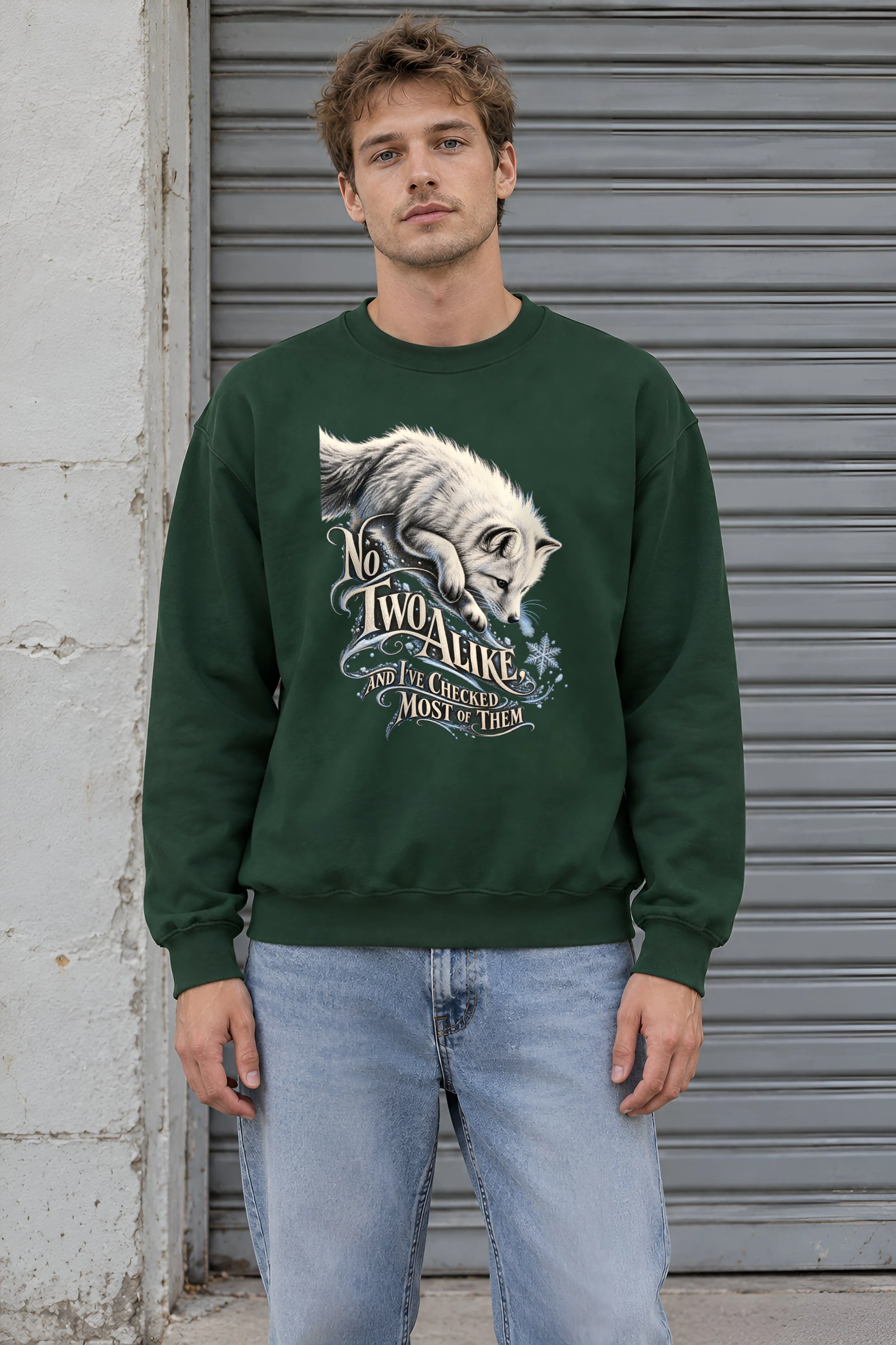 "No Two Alike" 1 Crewneck Sweatshirt