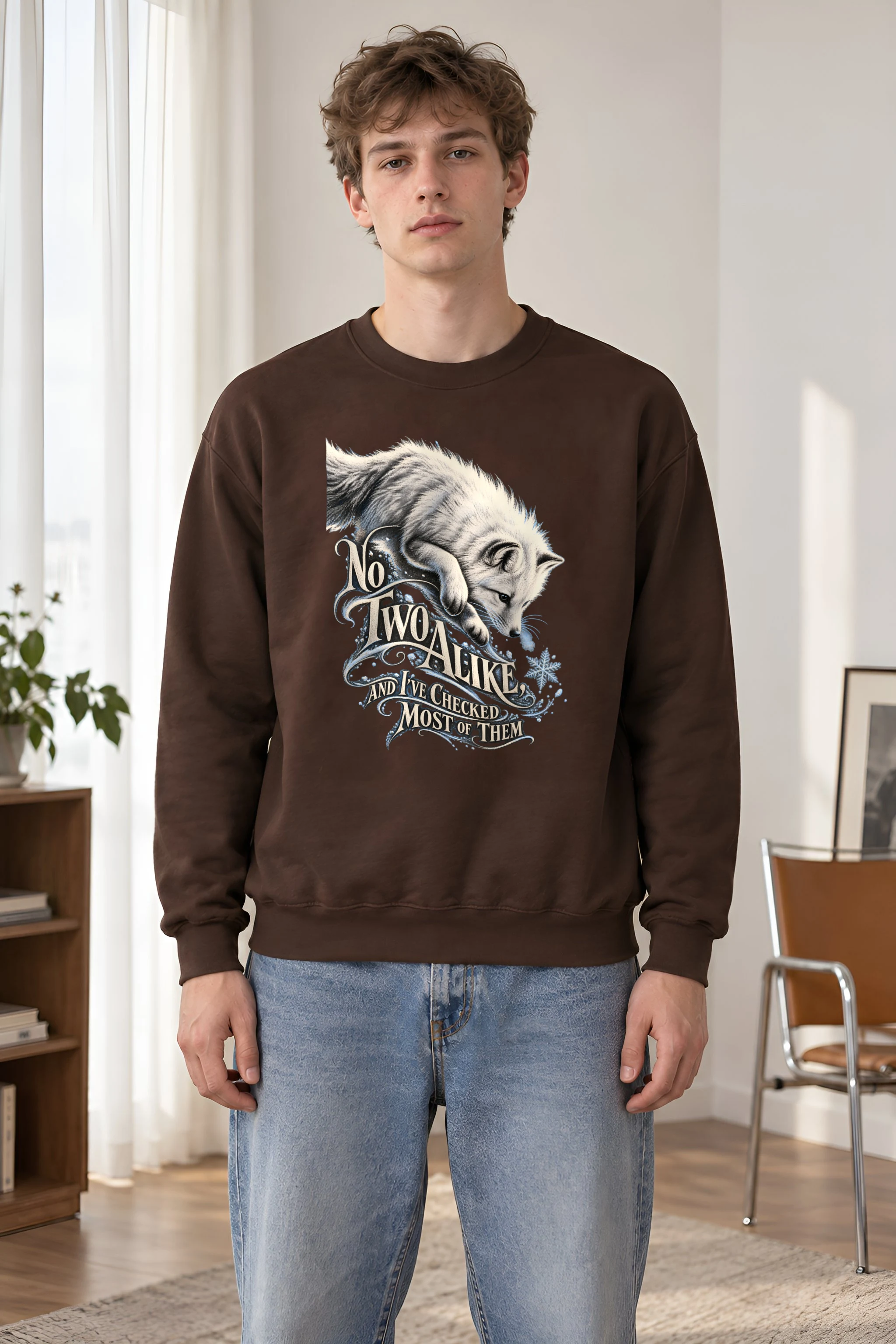 "No Two Alike" 1 Crewneck Sweatshirt
