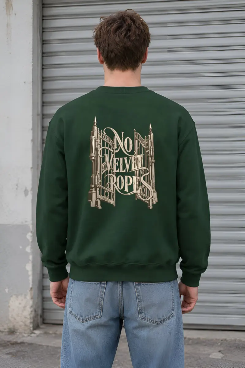 "No Velvet Ropes" Heavy Blend Unisex Crewneck Sweatshirt