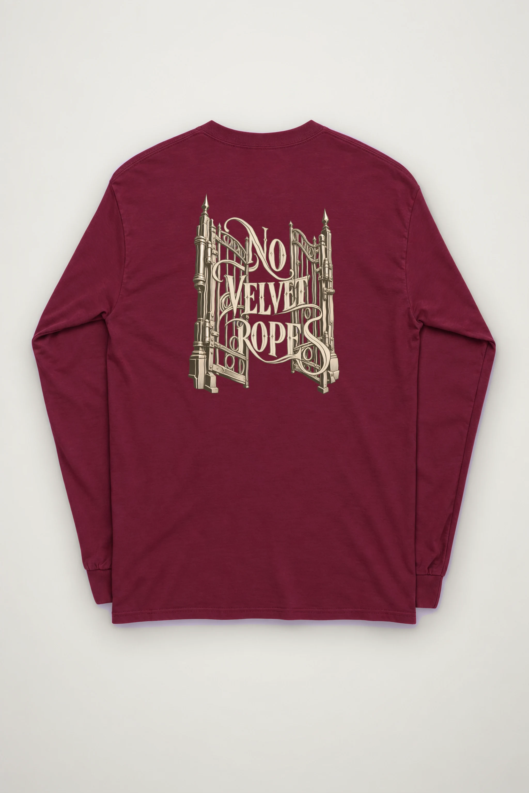 "No Velvet Ropes" Unisex Longsleeve T-shirt