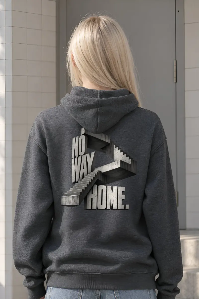 “No Way Home Concrete Stairs” Heavy Blend Unisex Pullover Hoodie