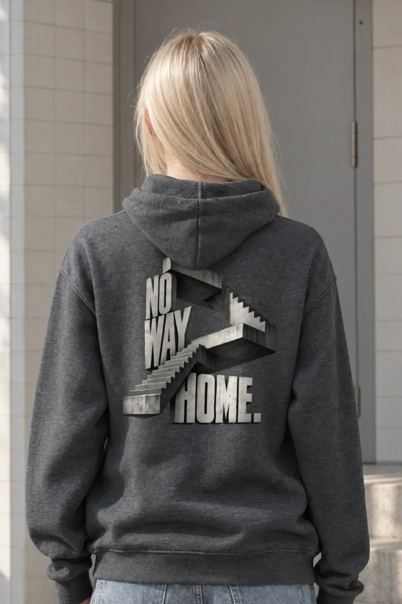 "No Way Home Concrete Stairs" Heavy Blend Unisex Pullover Hoodie
