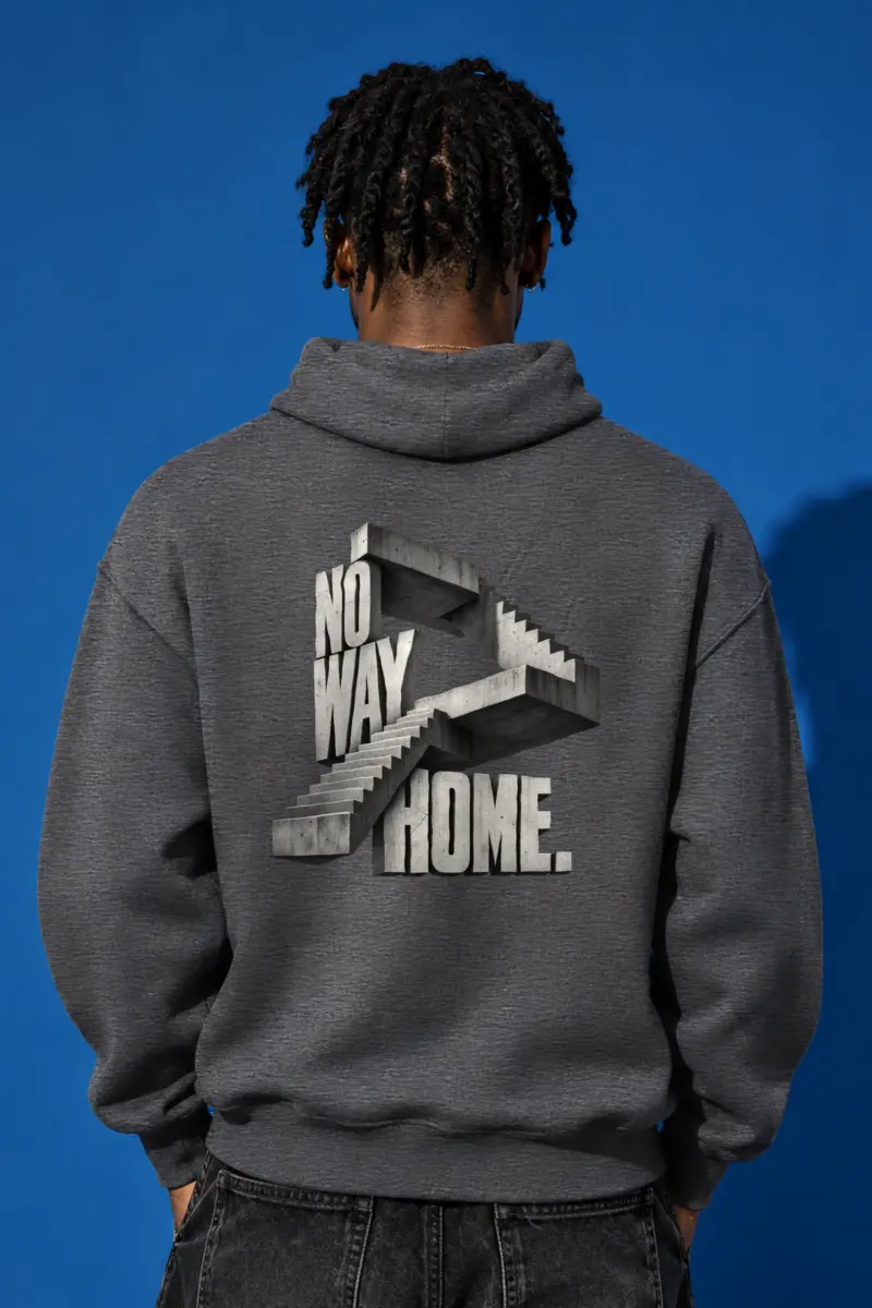"No Way Home Concrete Stairs" Heavy Blend Unisex Pullover Hoodie