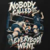 "Nobody Called It Everybody Went" Men's Oversized Heavyweight Crewneck T-Shirt