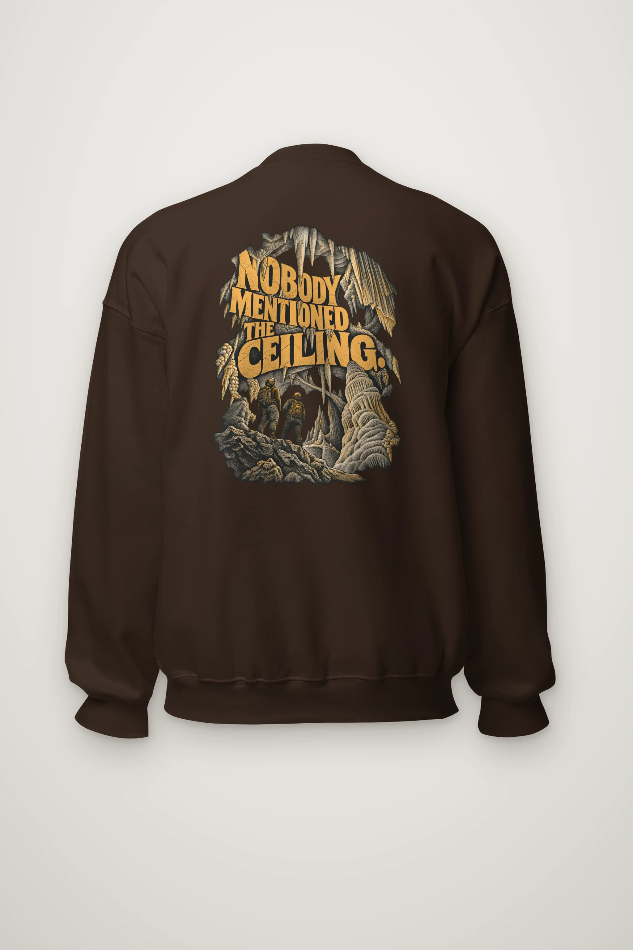 "Nobody Mentioned the Ceiling" Heavy Blend Unisex Crewneck Sweatshirt