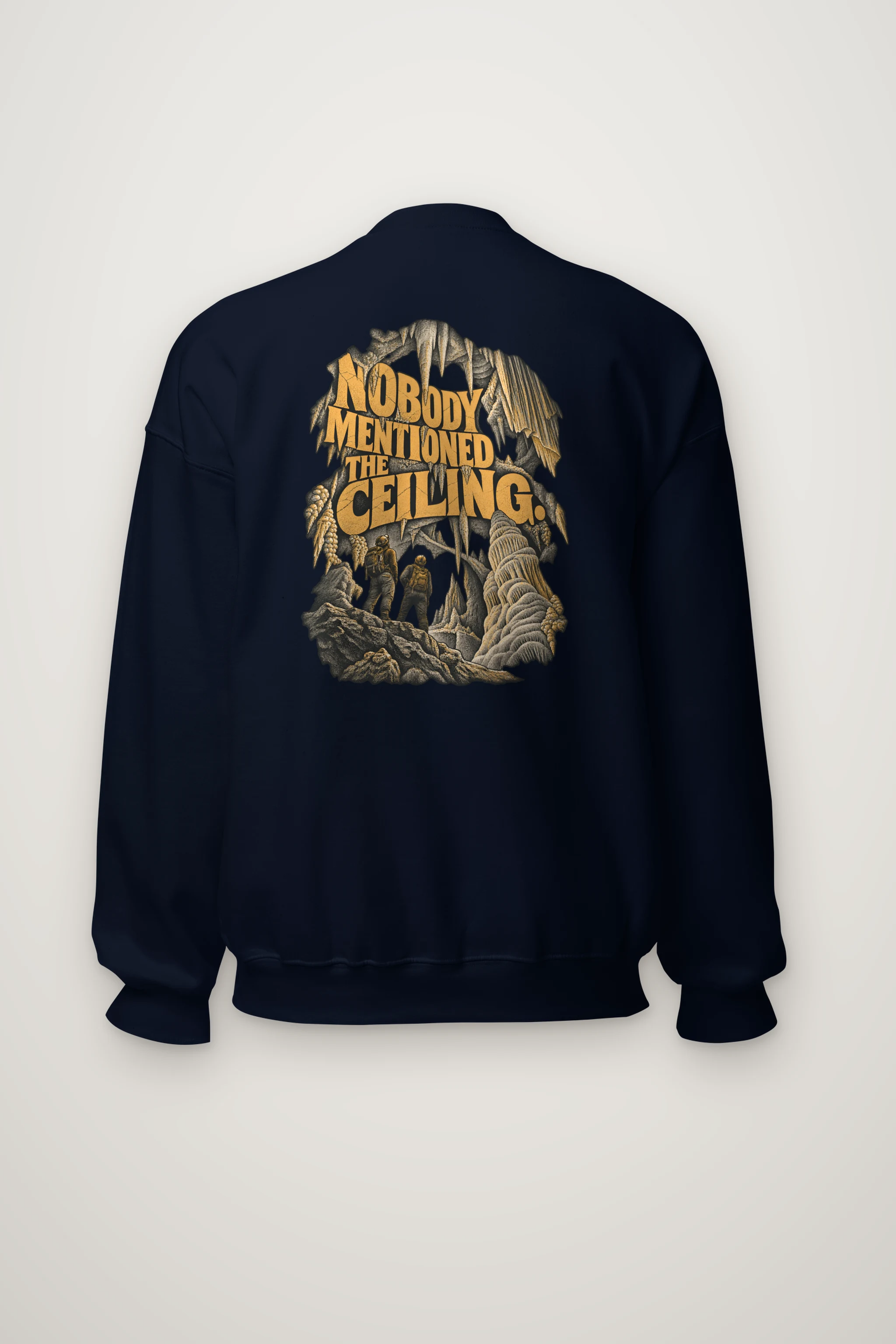 "Nobody Mentioned the Ceiling" Heavy Blend Unisex Crewneck Sweatshirt