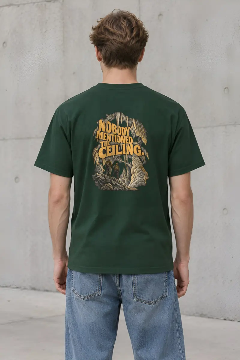 "Nobody Mentioned the Ceiling" Heavyweight Unisex Crewneck T-shirt