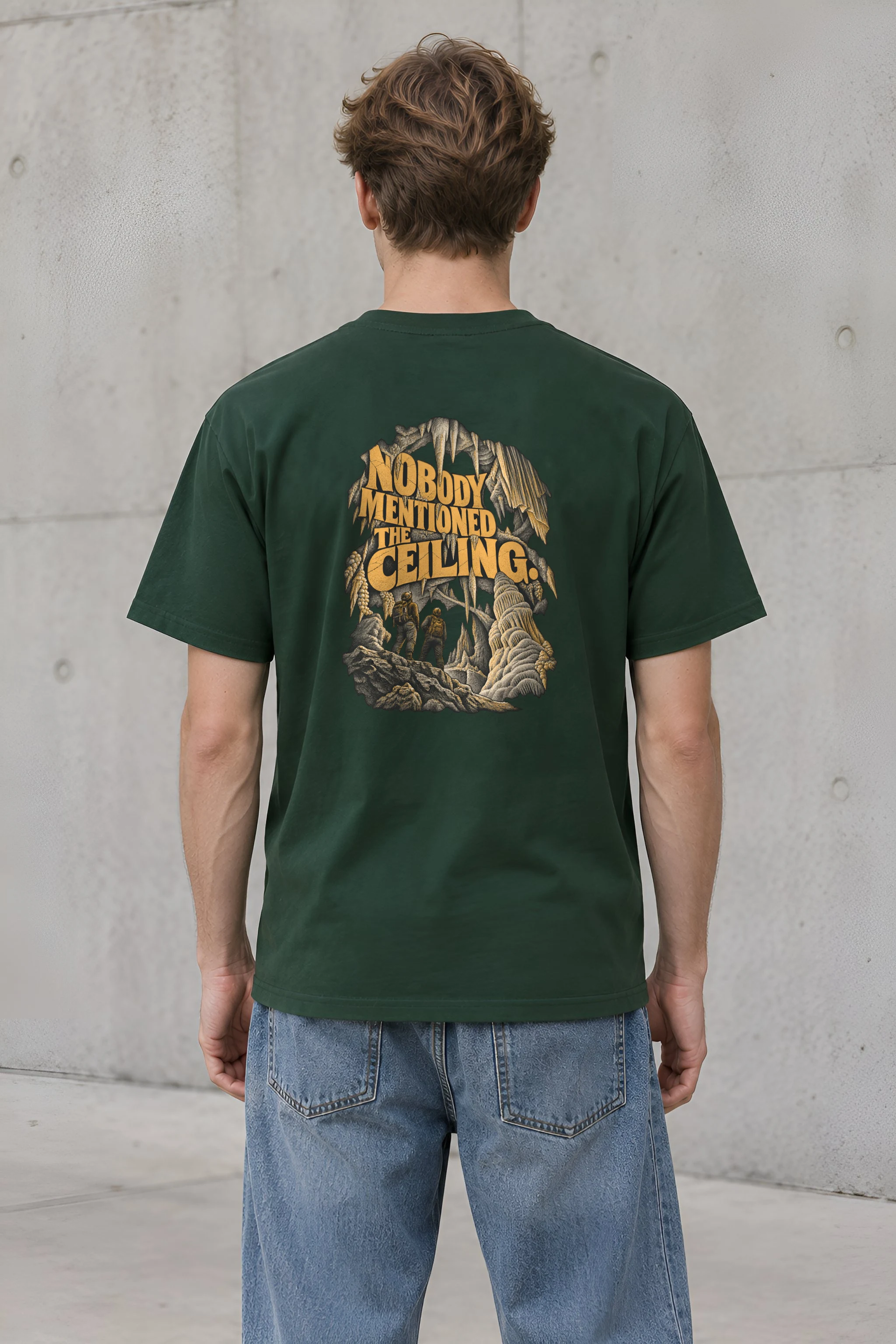 "Nobody Mentioned the Ceiling" Heavyweight Unisex Crewneck T-shirt