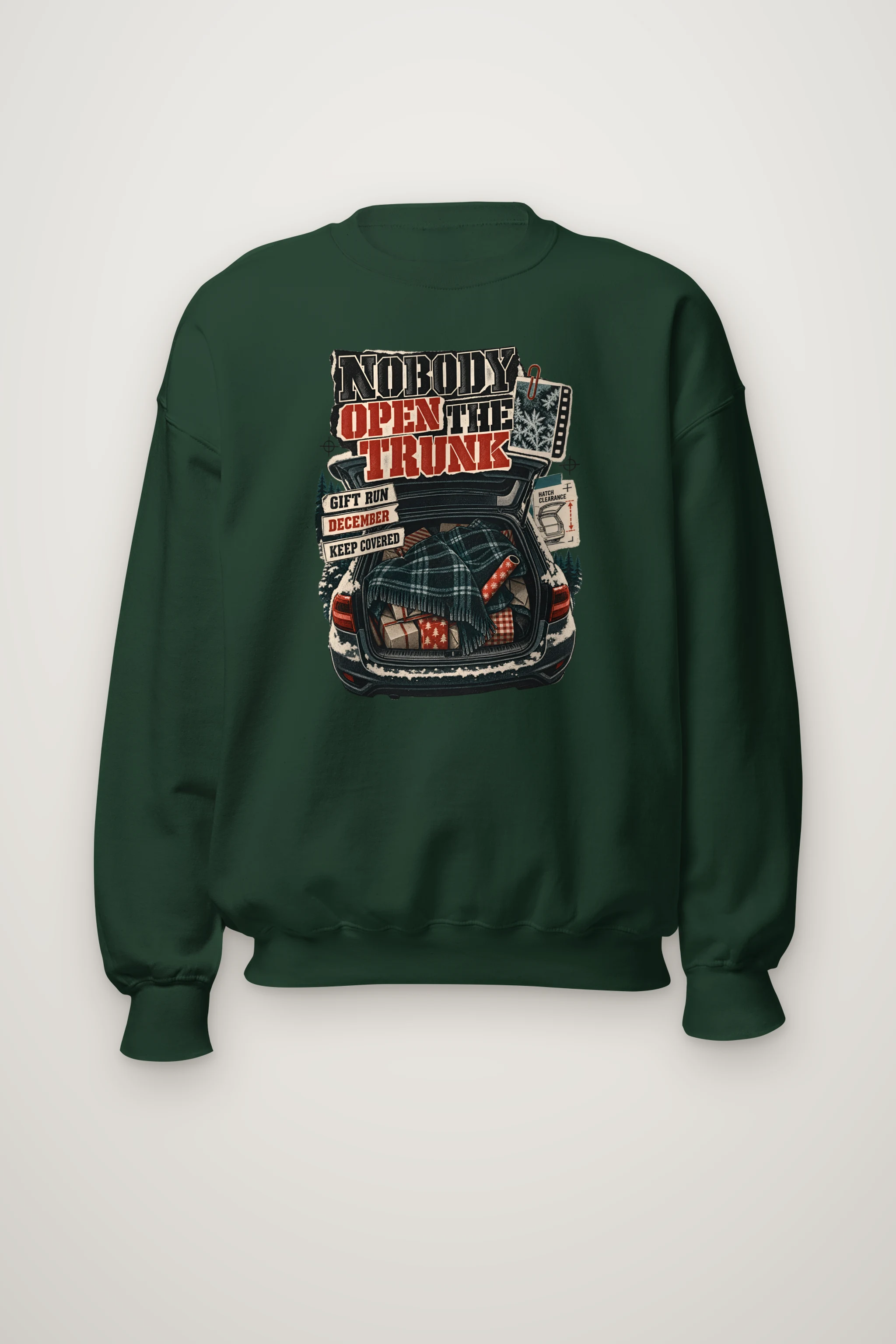"Nobody Open The Trunk" Heavy Blend Unisex Crewneck Sweatshirt