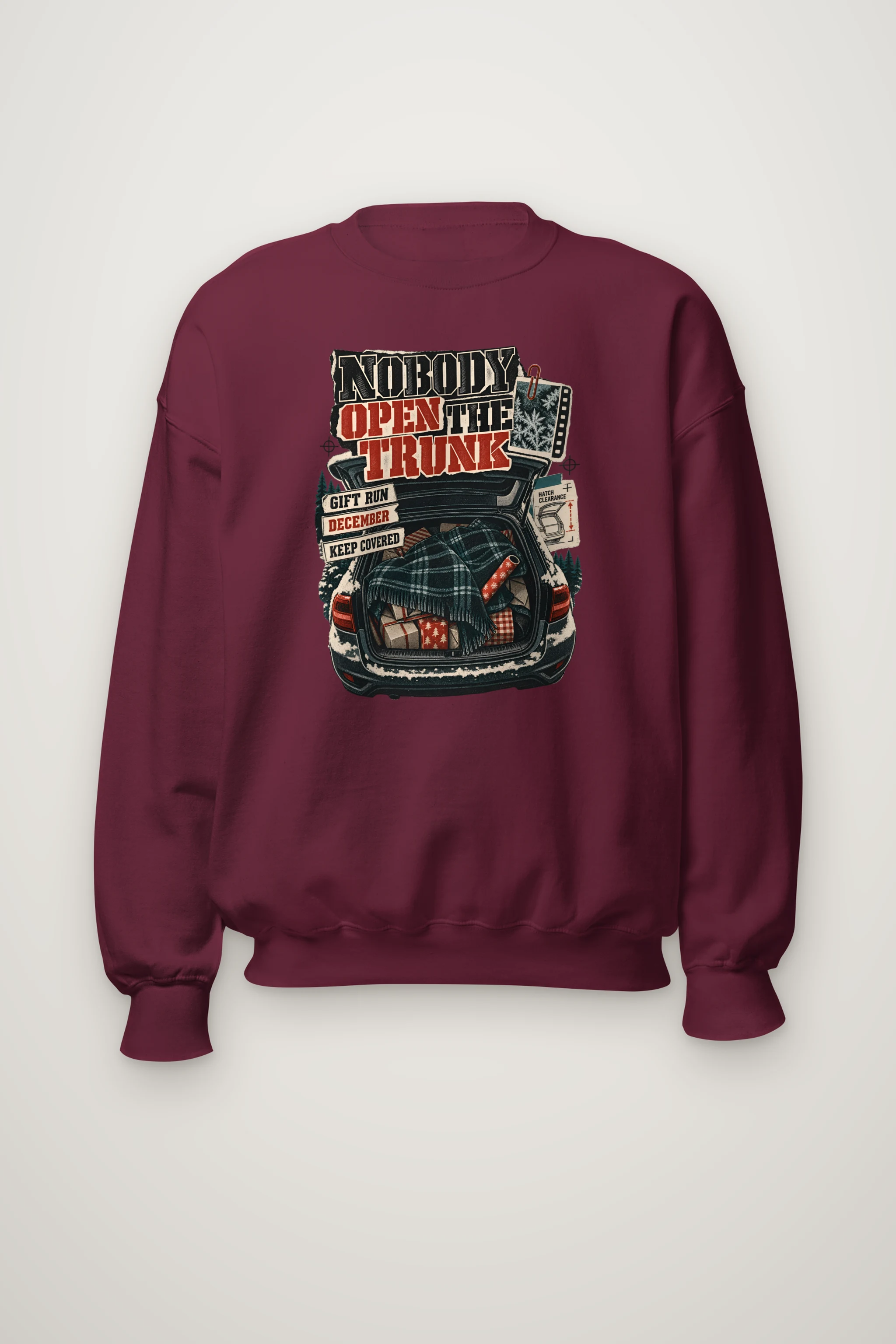 "Nobody Open The Trunk" Heavy Blend Unisex Crewneck Sweatshirt