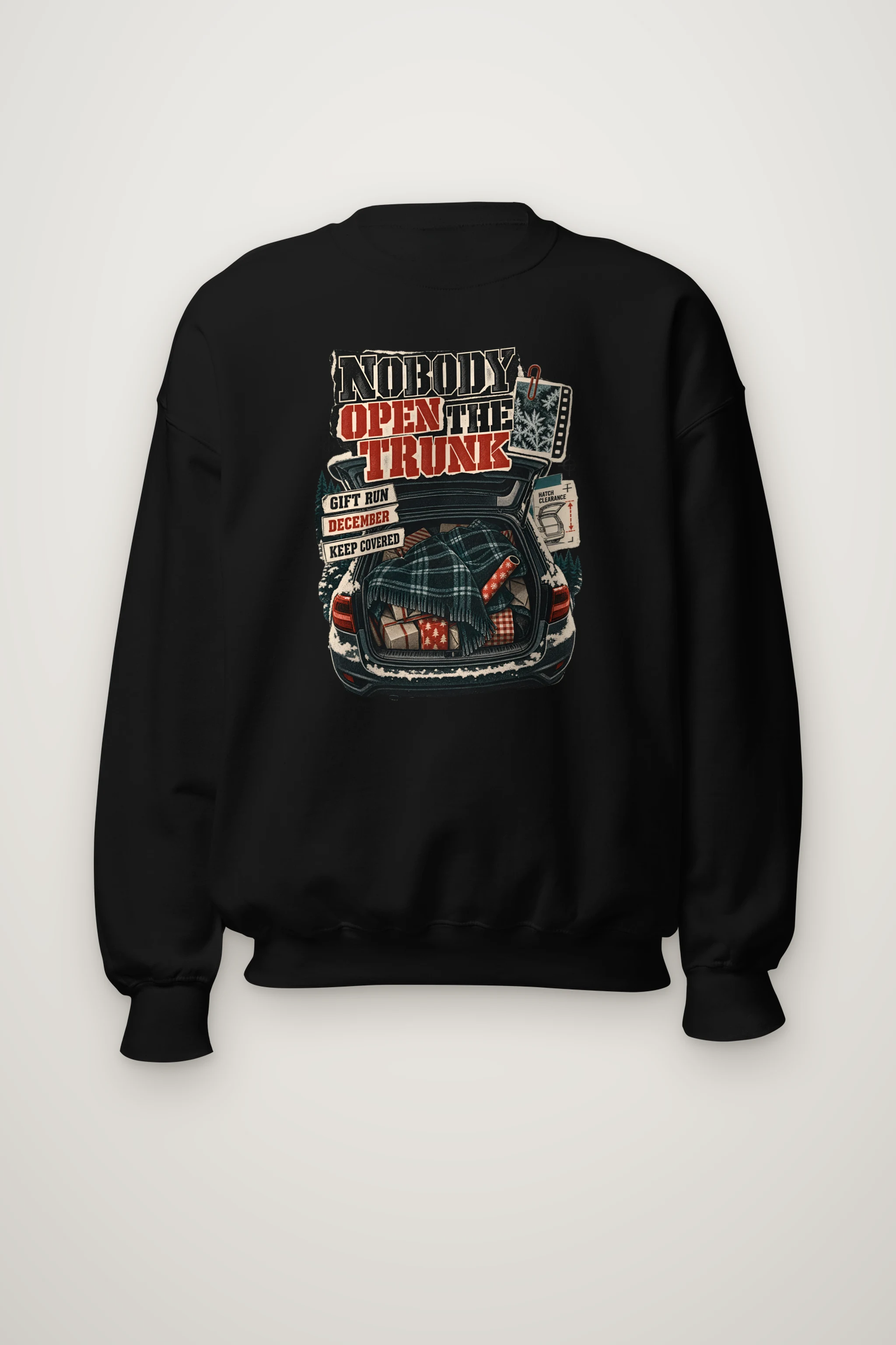"Nobody Open The Trunk" Heavy Blend Unisex Crewneck Sweatshirt