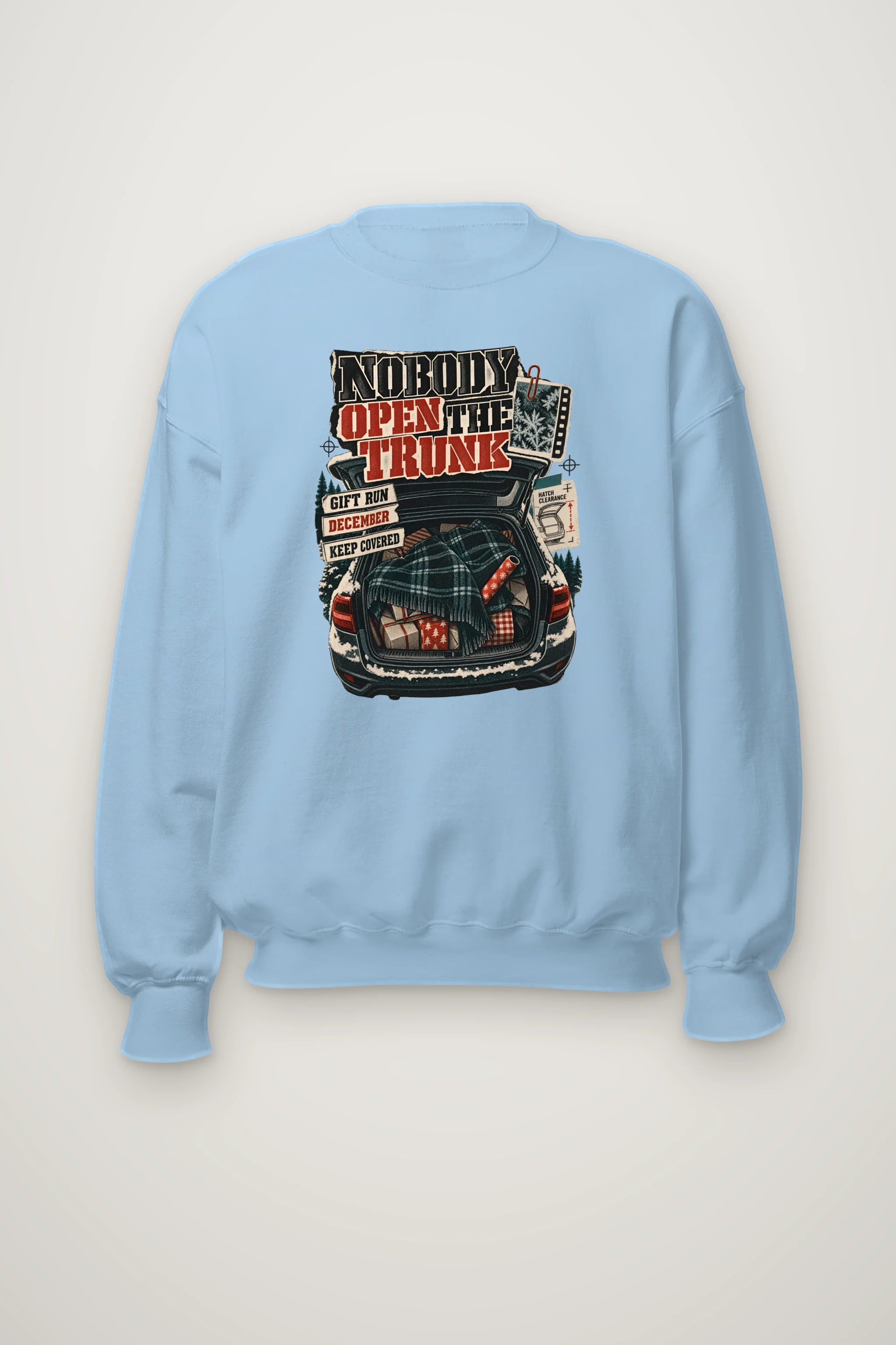 "Nobody Open The Trunk" Heavy Blend Unisex Crewneck Sweatshirt