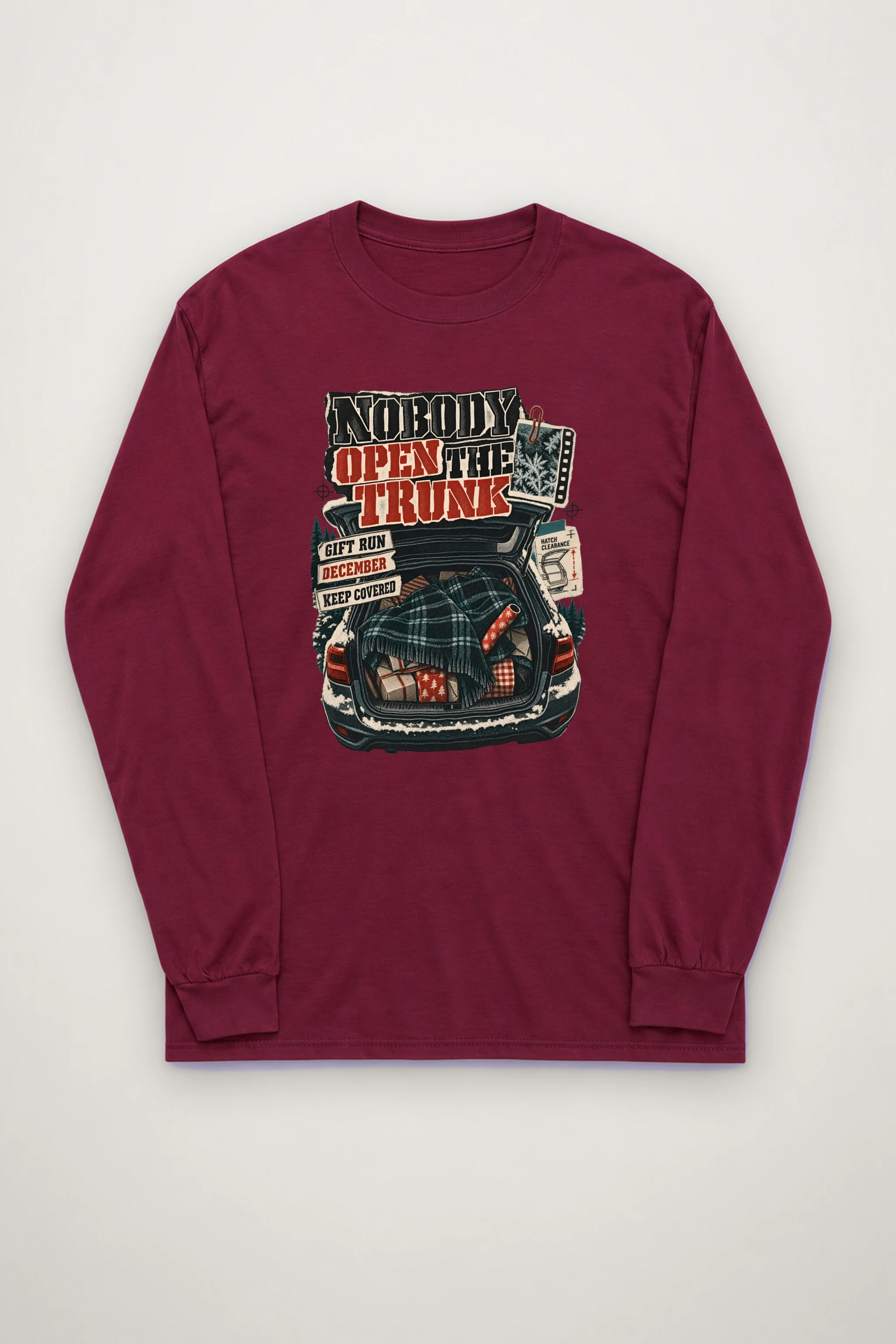 "Nobody Open The Trunk" Unisex Longsleeve T-shirt