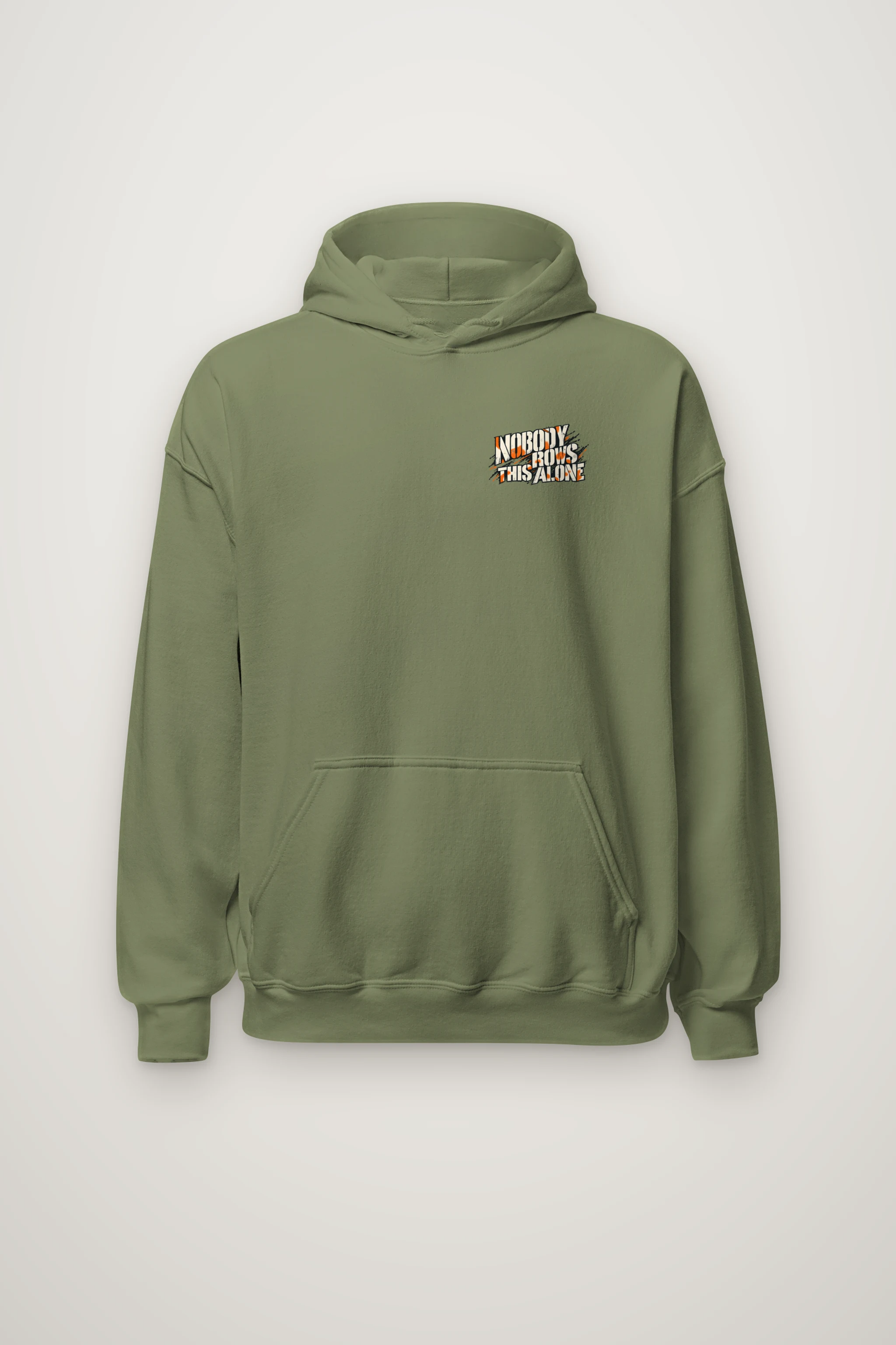 "Nobody Rows This Alone" Heavy Blend Unisex Pullover Hoodie