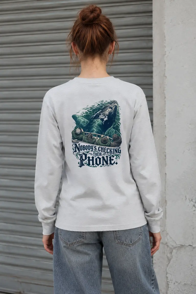 "Nobody's Checking Their Phone" Unisex Longsleeve T-shirt