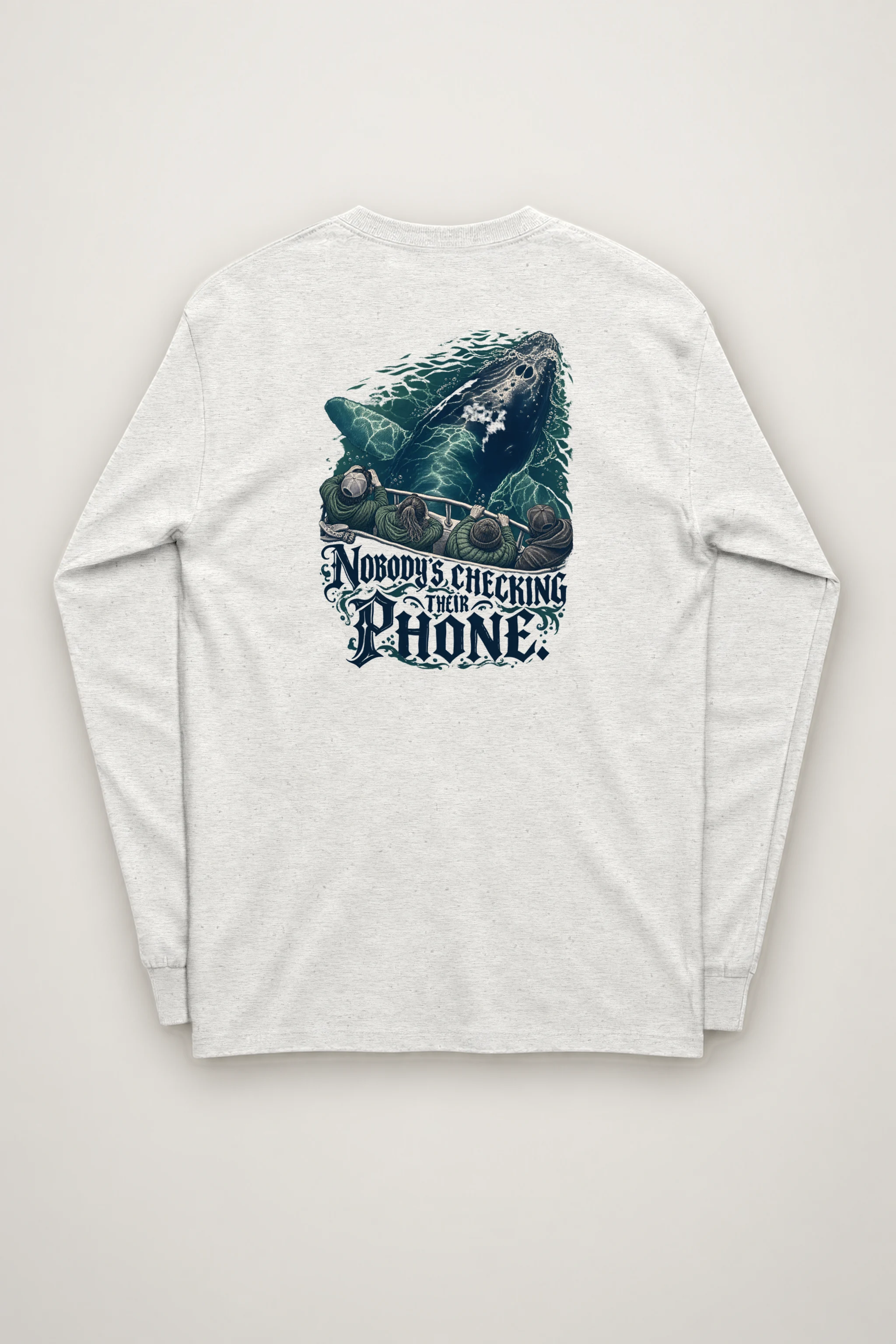 "Nobody's Checking Their Phone" Unisex Longsleeve T-shirt