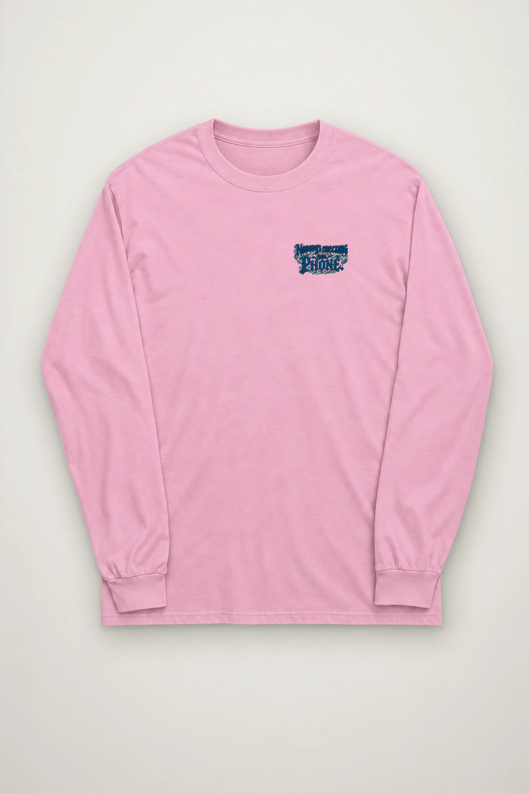 "Nobody's Checking Their Phone" Unisex Longsleeve T-shirt