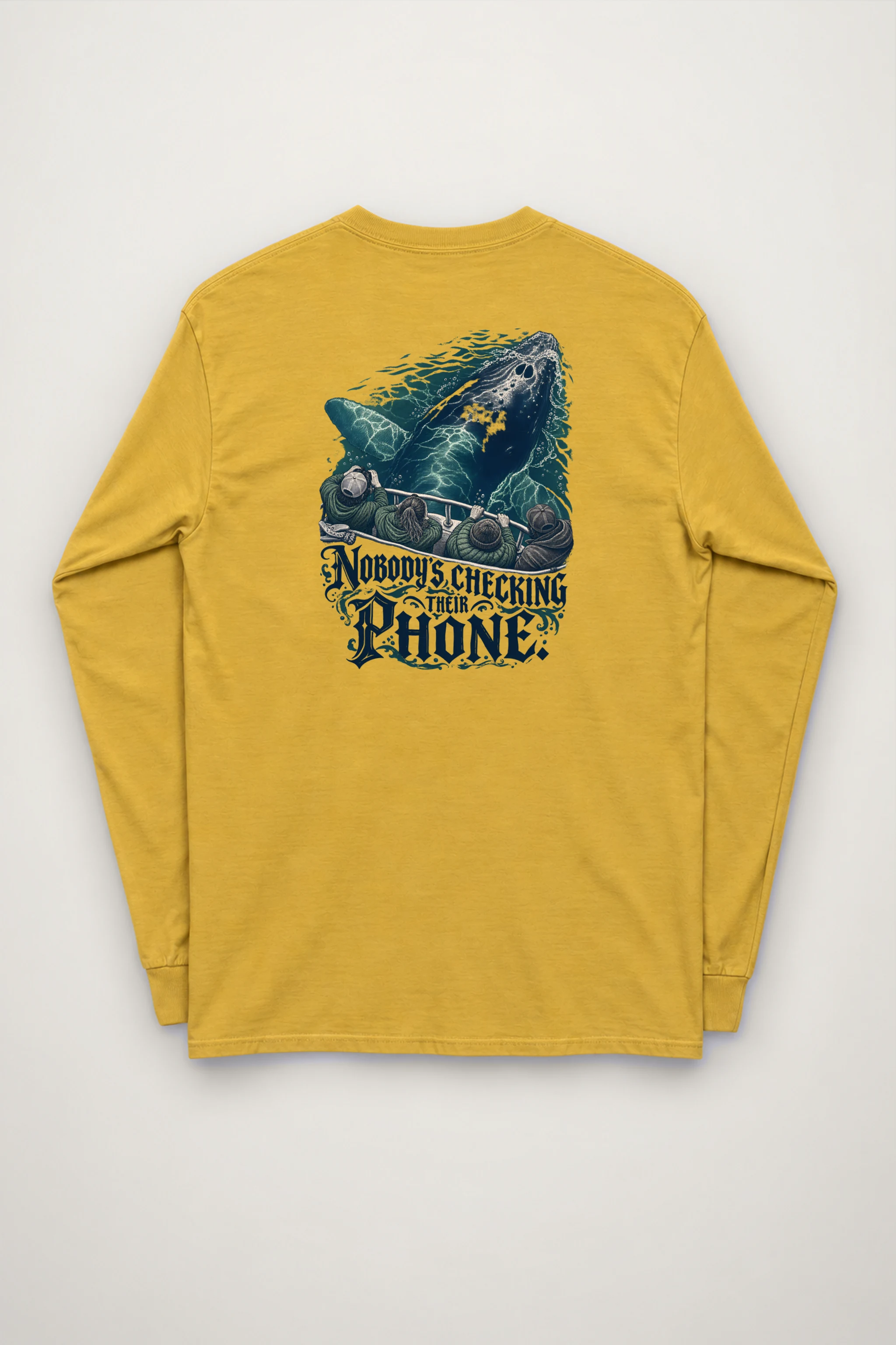 "Nobody's Checking Their Phone" Unisex Longsleeve T-shirt