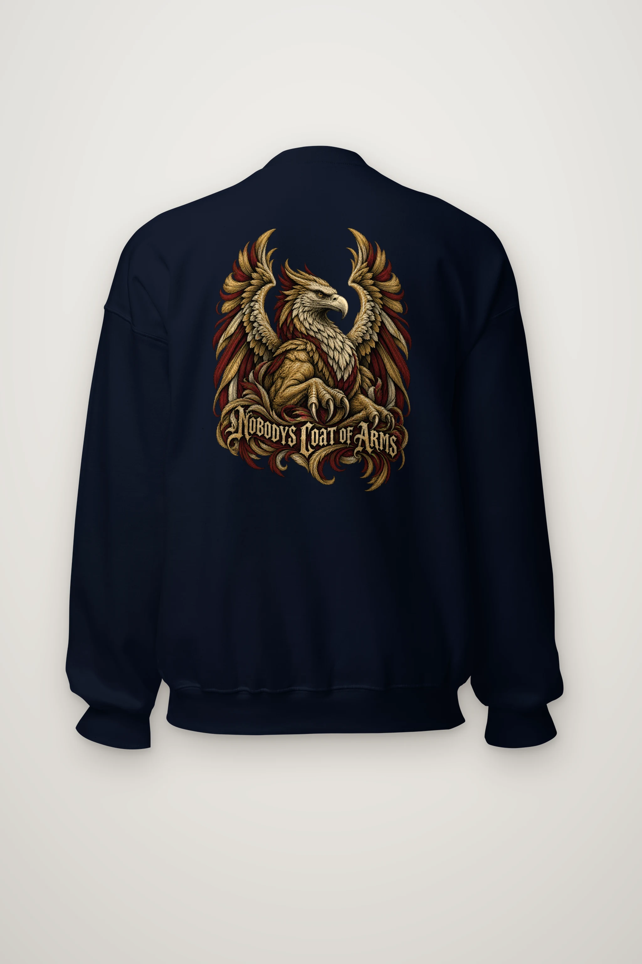 "Nobody's Coat of Arms" Heavy Blend Unisex Crewneck Sweatshirt