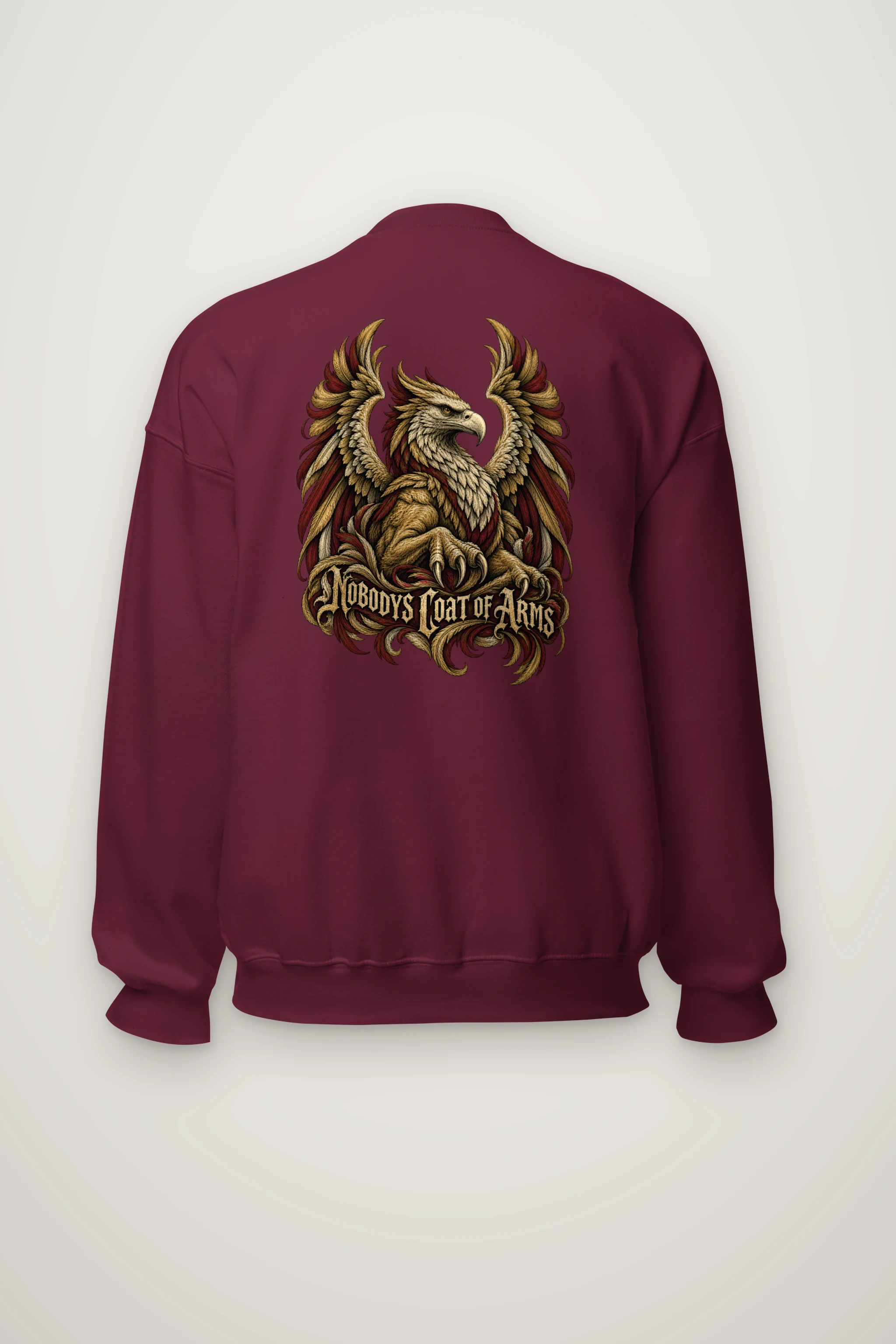 "Nobody's Coat of Arms" Heavy Blend Unisex Crewneck Sweatshirt