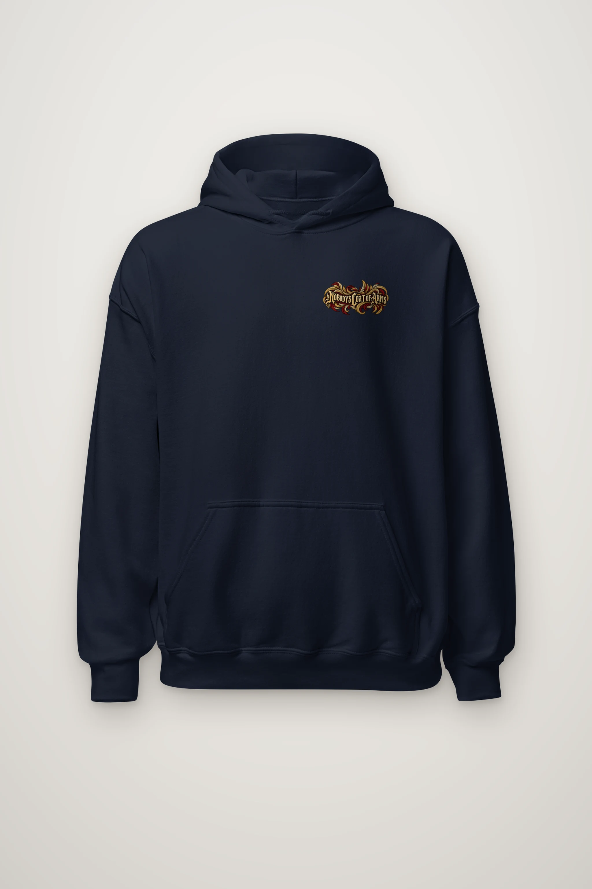"Nobodys Coat of Arms" Heavy Blend Unisex Pullover Hoodie