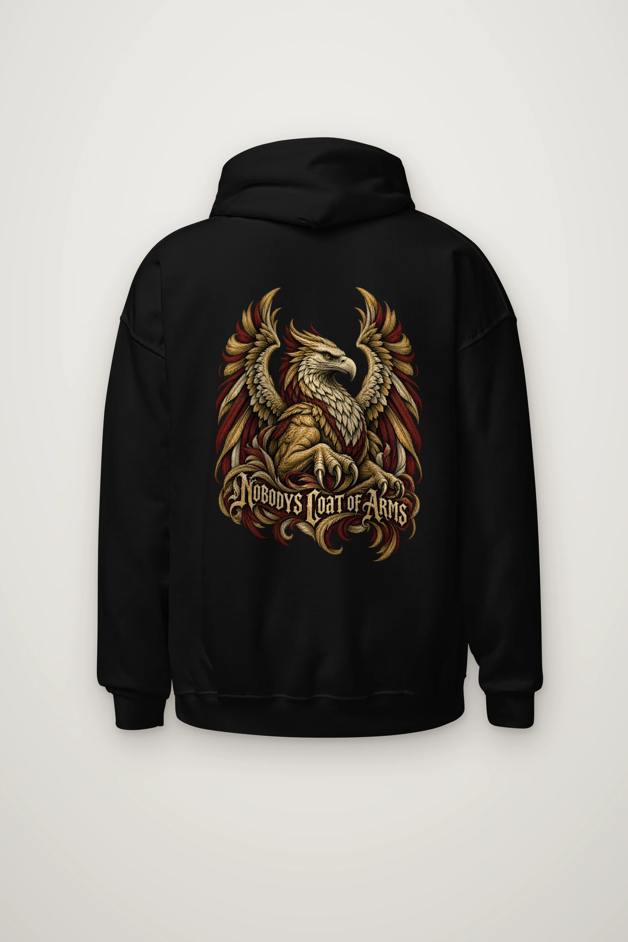 "Nobodys Coat of Arms" Heavy Blend Unisex Pullover Hoodie