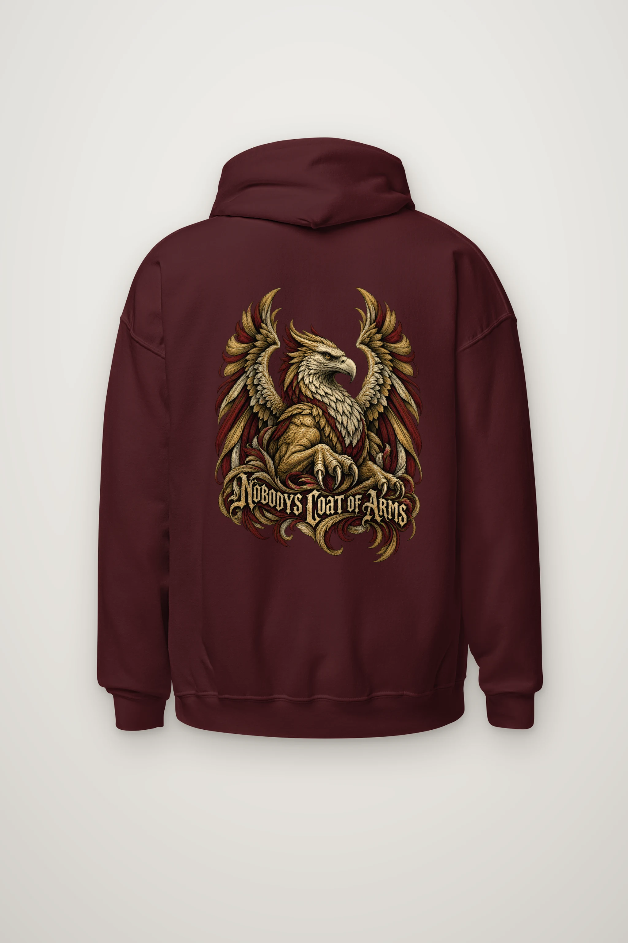 "Nobodys Coat of Arms" Heavy Blend Unisex Pullover Hoodie