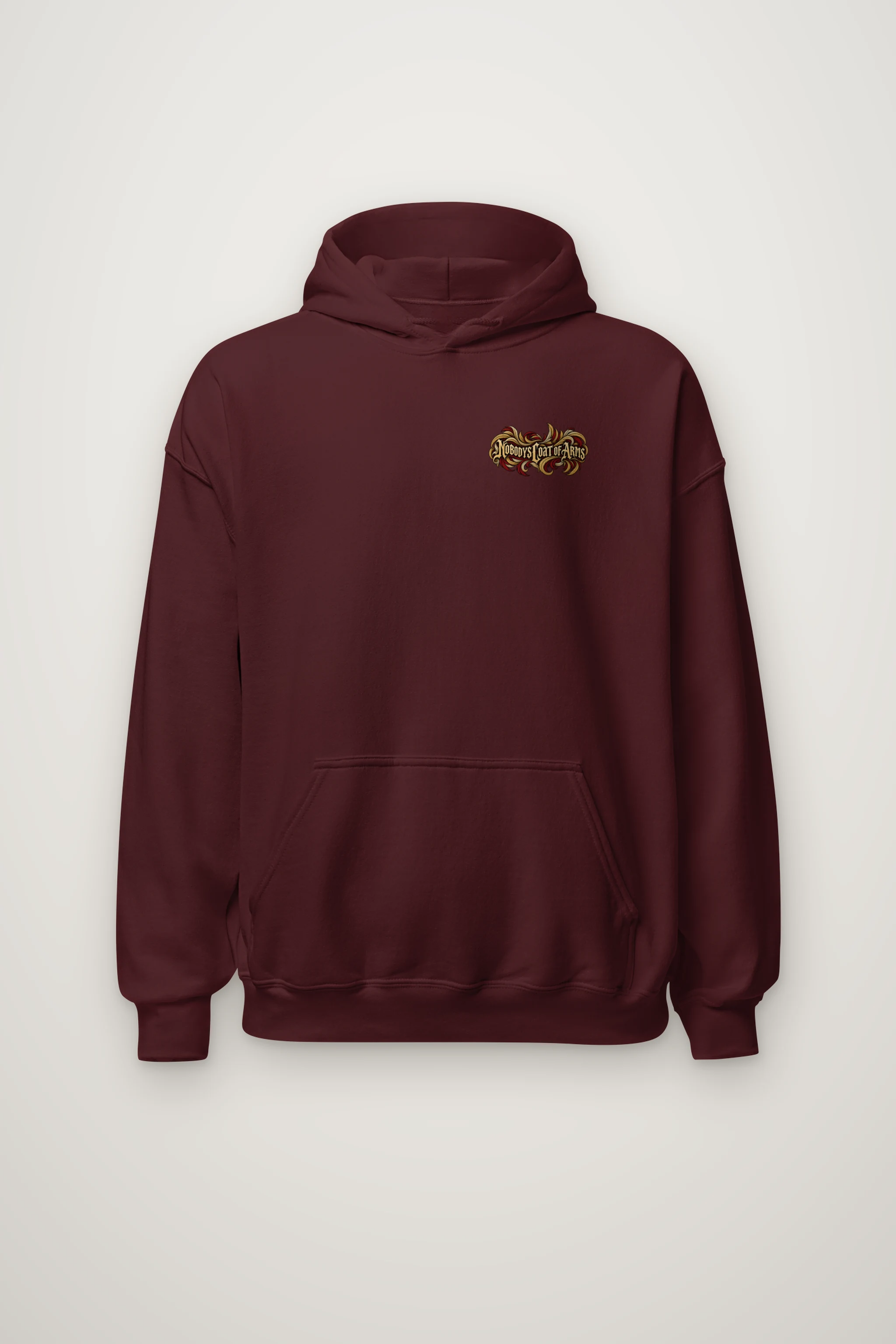"Nobodys Coat of Arms" Heavy Blend Unisex Pullover Hoodie