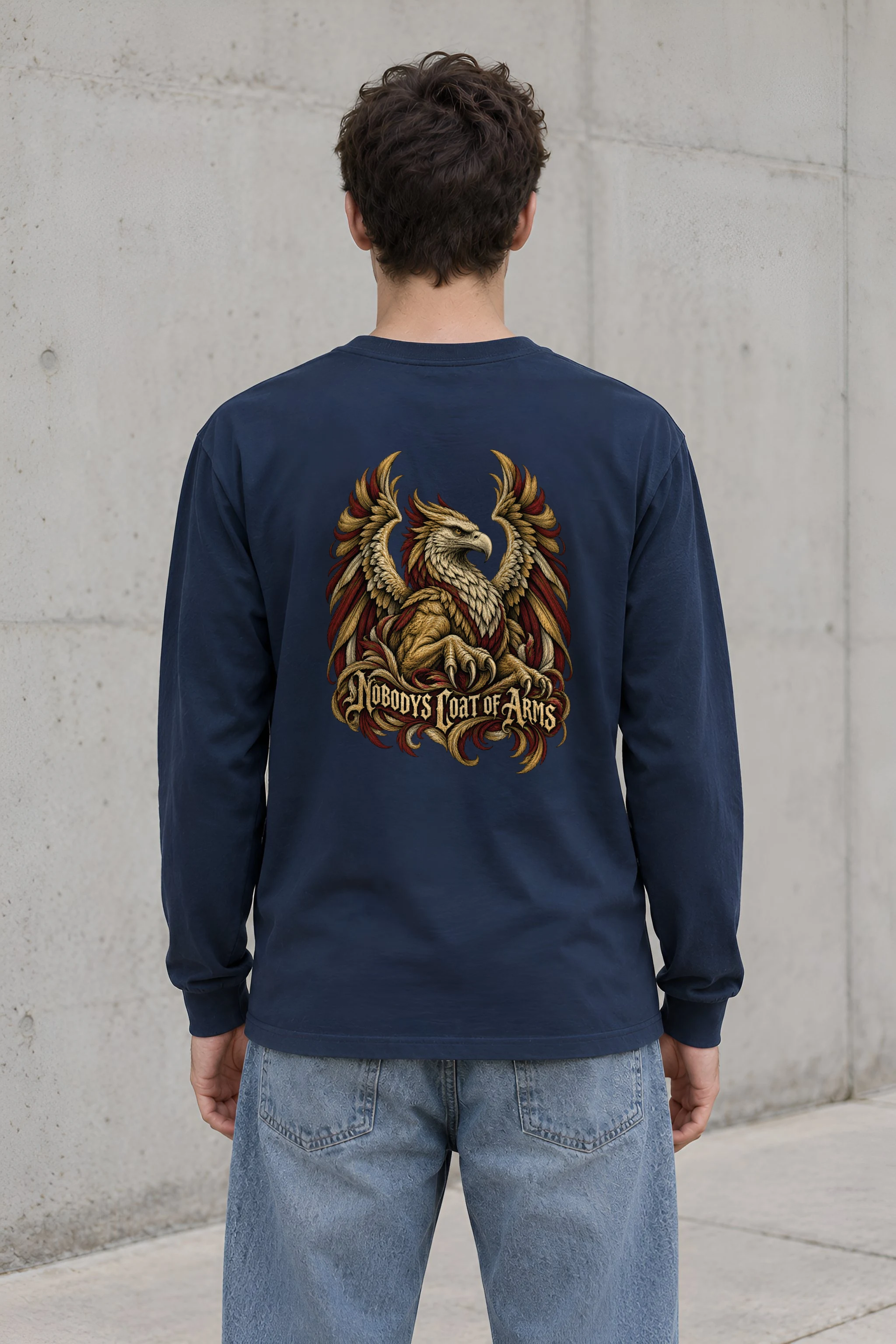 "Nobodys Coat of Arms" Unisex Longsleeve T-shirt